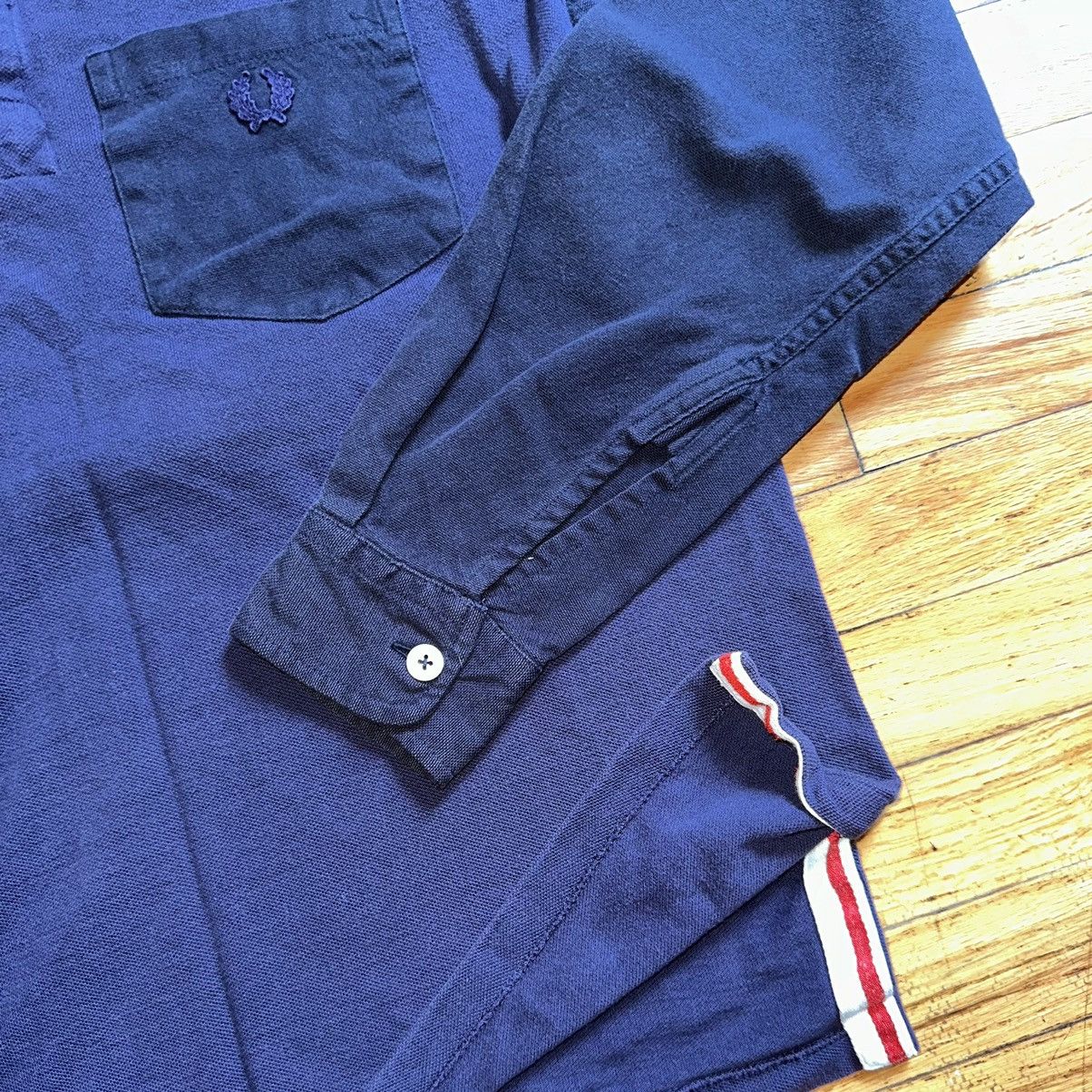 Fred Perry × Nigel Cabourn Football pique longsleeve Size US M / EU 48-50 / 2 - 4 Thumbnail