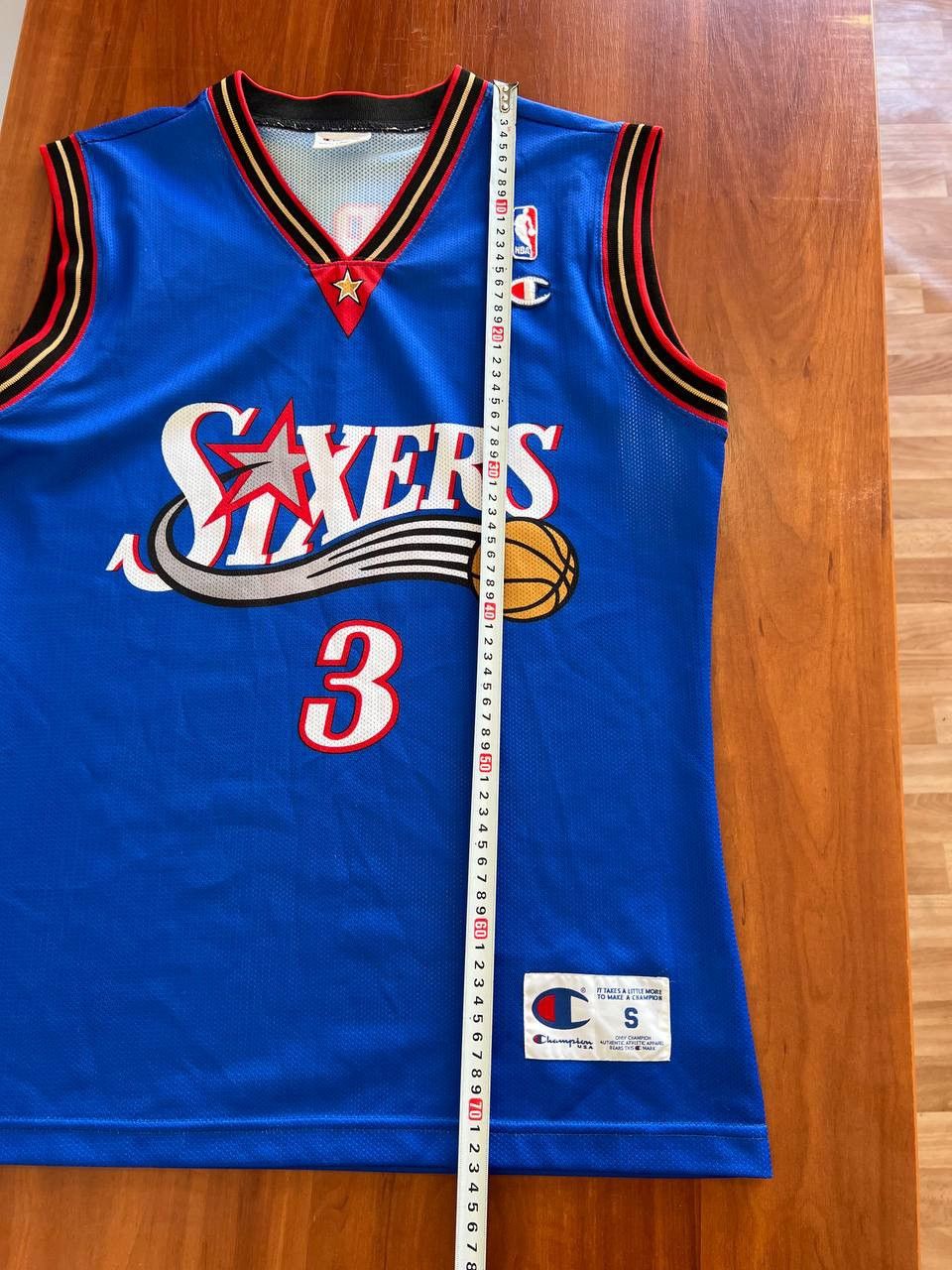 NBA VINTAGE PHILADELPHIA 76ERS #3 IVERSON BASKETBALL JERSEY SZ S Size US S / EU 44-46 / 1 - 14 Thumbnail