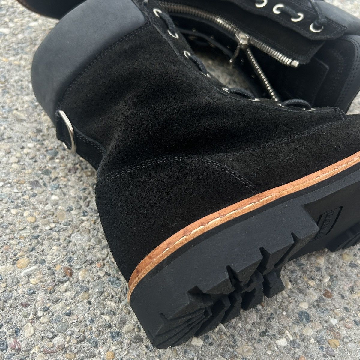 Balmain Balmain AW22 suede combat boots Size US 9 / EU 42 - 4 Thumbnail