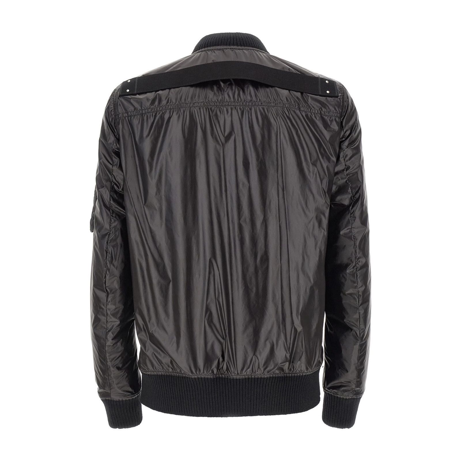 Rick Owens RICK OWENS Classic Flight Black Nylon Jacket New & Authentic Size US XXL / EU 58 / 5 - 2 Thumbnail