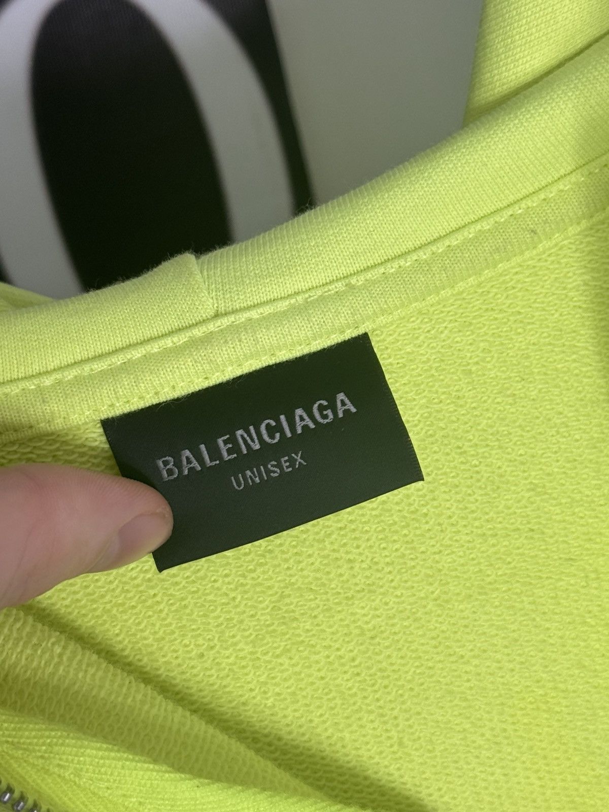 Balenciaga ✅Balenciaga Soccer Paris neon zip hoodie Sample Size US L / EU 52-54 / 3 - 5 Thumbnail