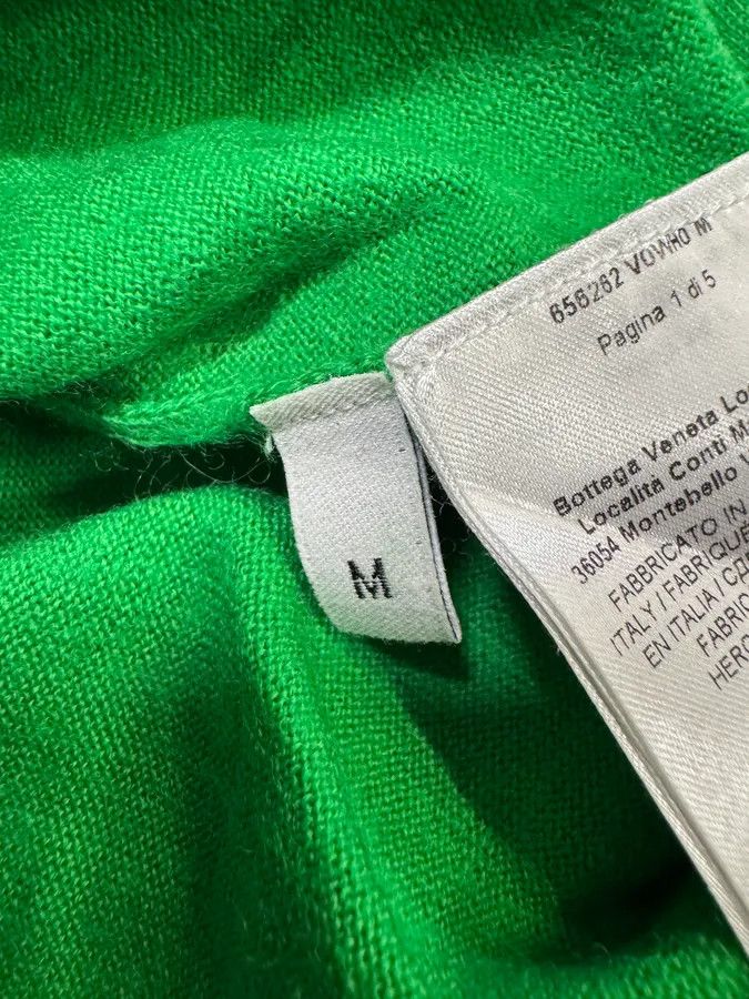 Bottega Veneta × Vintage Bottega Veneta Green Uniform Sweater Size M / US 6-8 / IT 42-44 - 9 Thumbnail