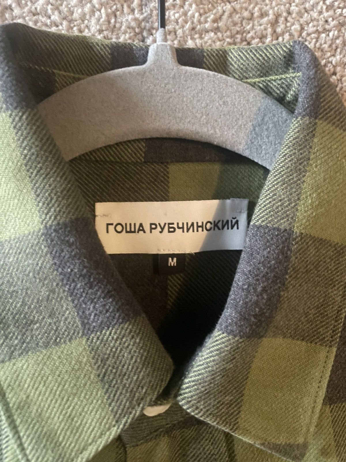 Gosha Rubchinskiy RARE Double Cuffed Flannel Shirt Size US M / EU 48-50 / 2 - 4 Thumbnail