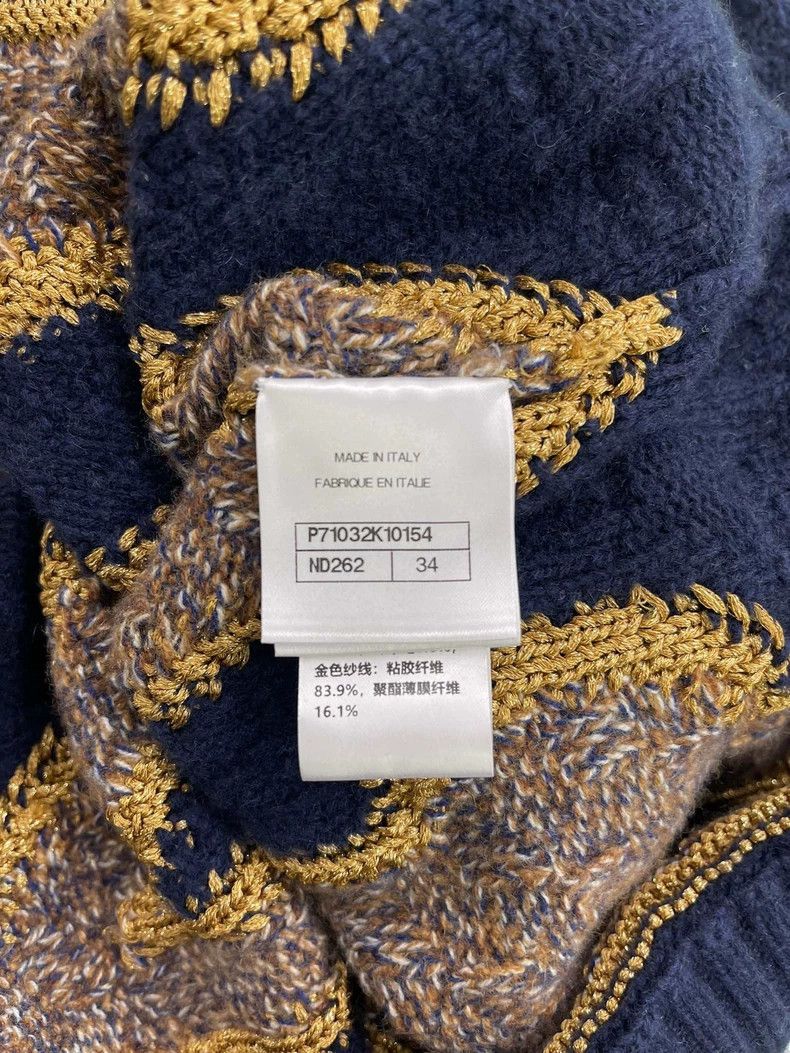 Chanel Chanel Women's Castle High-end Workshop Knitted Sweater Size XXS / US 00 / IT 34 - 6 Thumbnail