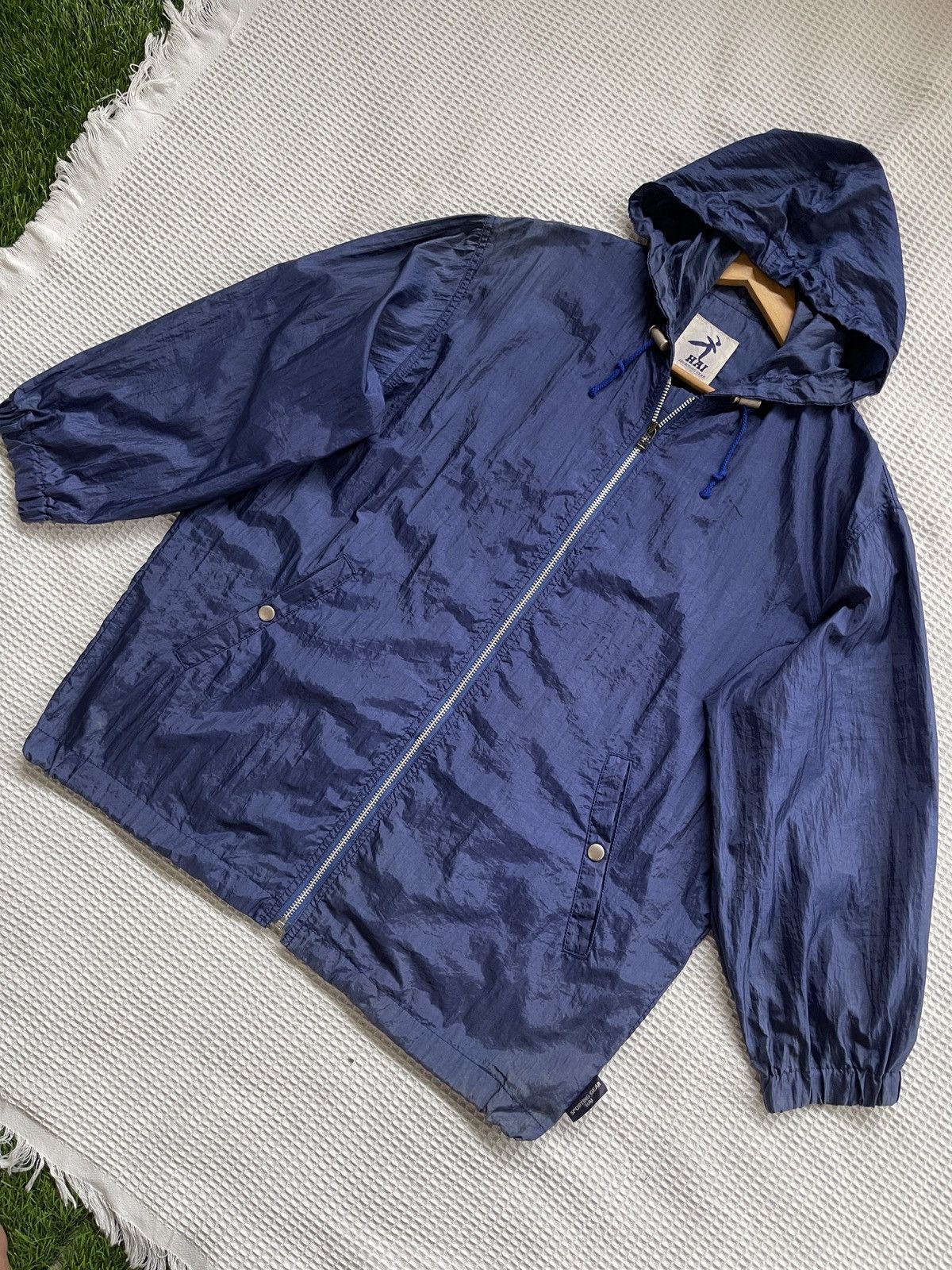 Hai Sporting Gear × Issey Miyake × Vintage Last Drop🔥Vtg Hai Sporting Gear Issey Miyake Light Jacket Size US L / EU 52-54 / 3 - 18 Thumbnail