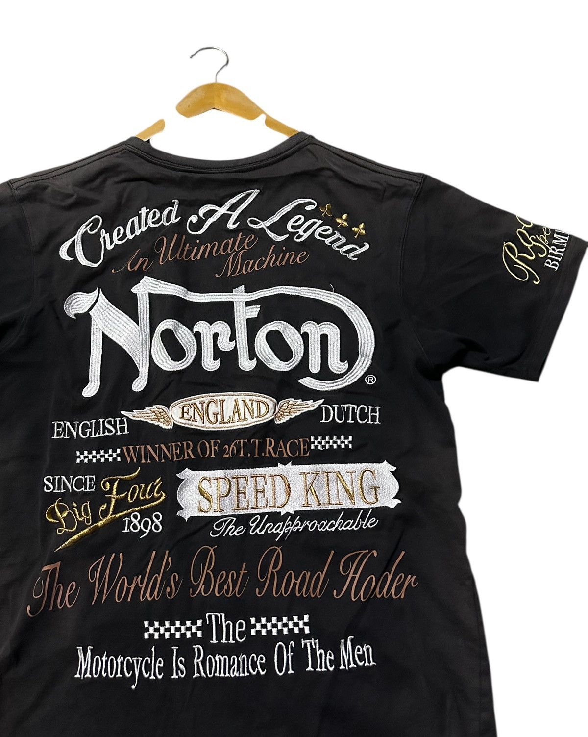 Norton Sunfaded Norton tshirt Size US XL / EU 56 / 4 - 3 Thumbnail