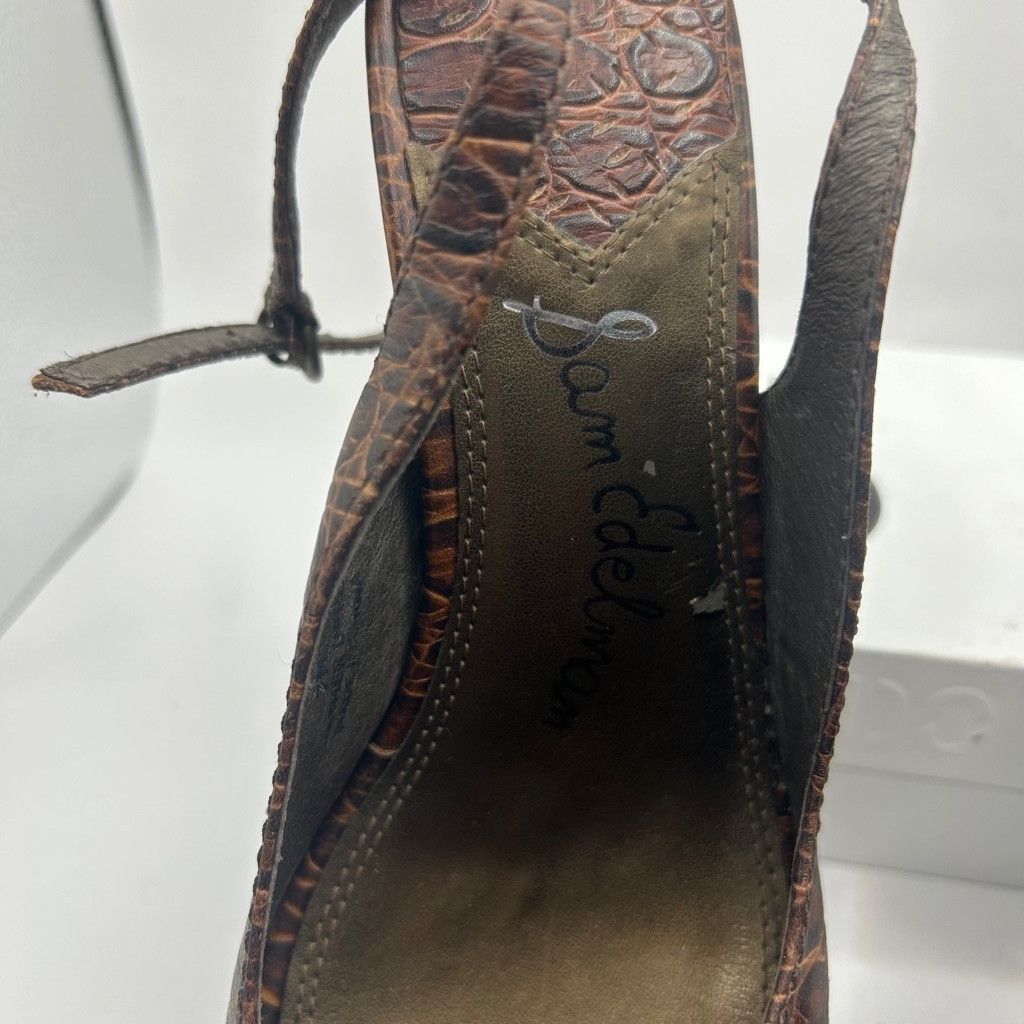 Sam Edelman y2K Women's Sam Edelman Heels, Brown, Size 7M Size US 7 / IT 37 - 6 Thumbnail