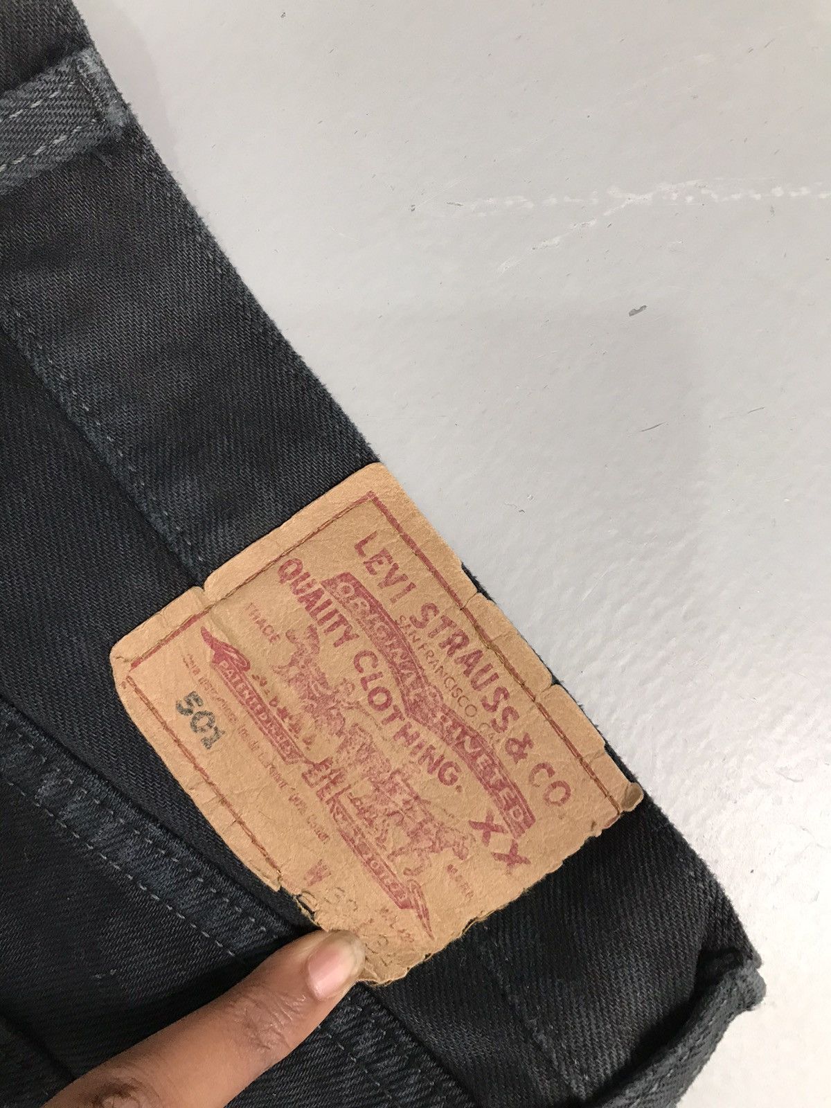 Levi's Vintage Levi’s 501 paper tab denim Size US 32 / EU 48 - 15 Thumbnail