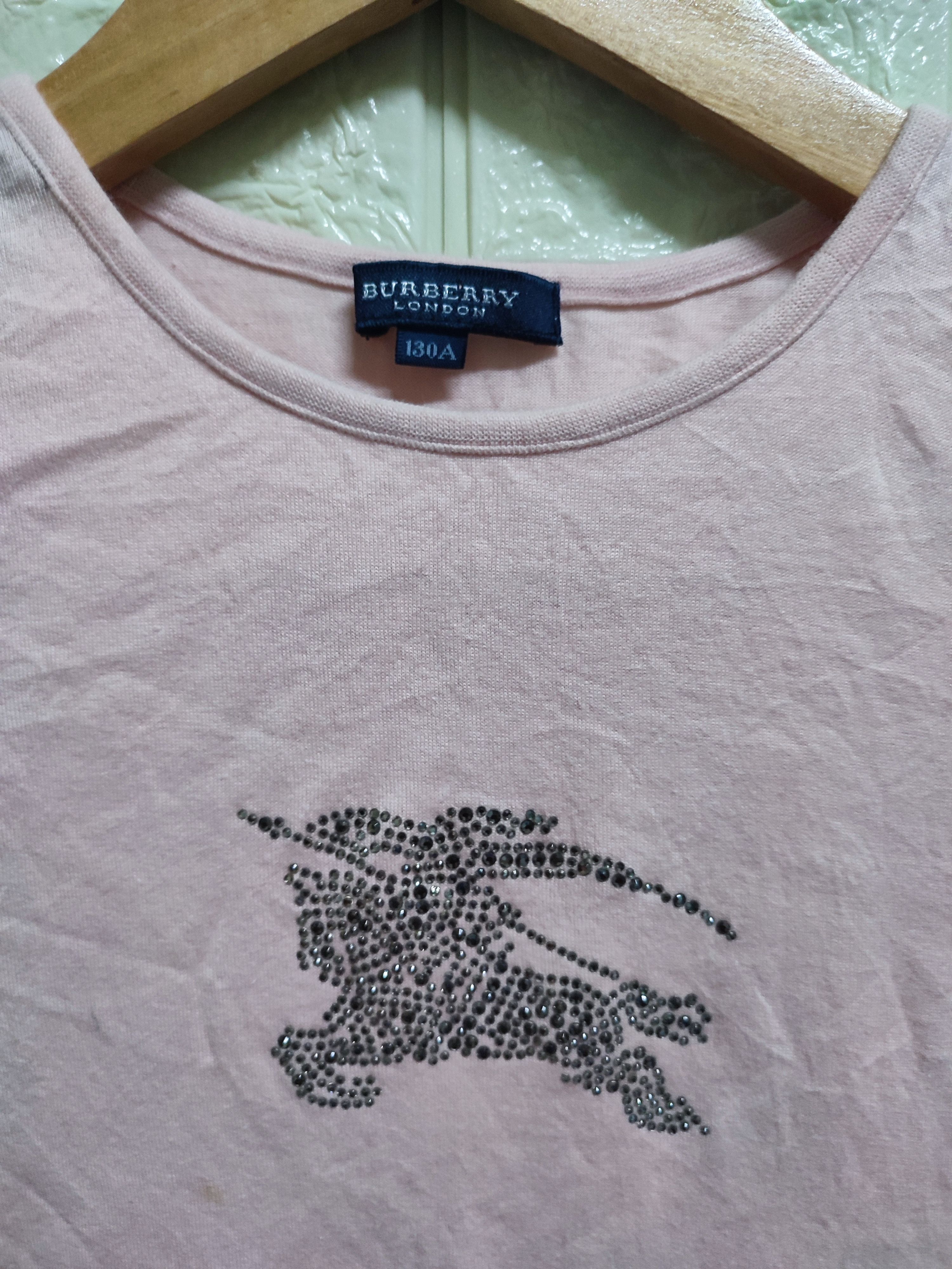 Burberry × Pink BURBERRY 130A PINKY TSHIRT Size S / US 4 / IT 40 - 3 Thumbnail