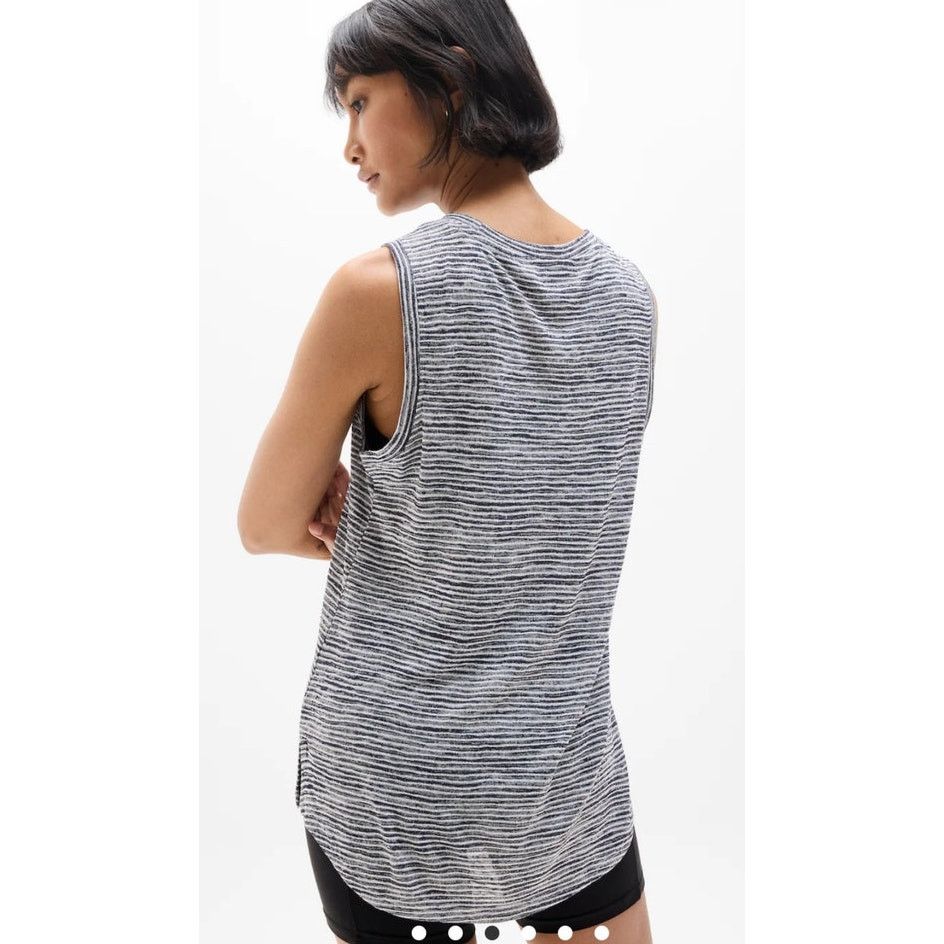 Athleta Athleta Lightweight Linen-Like Breezy Tank in Navy Stripe, S Size S / US 4 / IT 40 - 3 Thumbnail