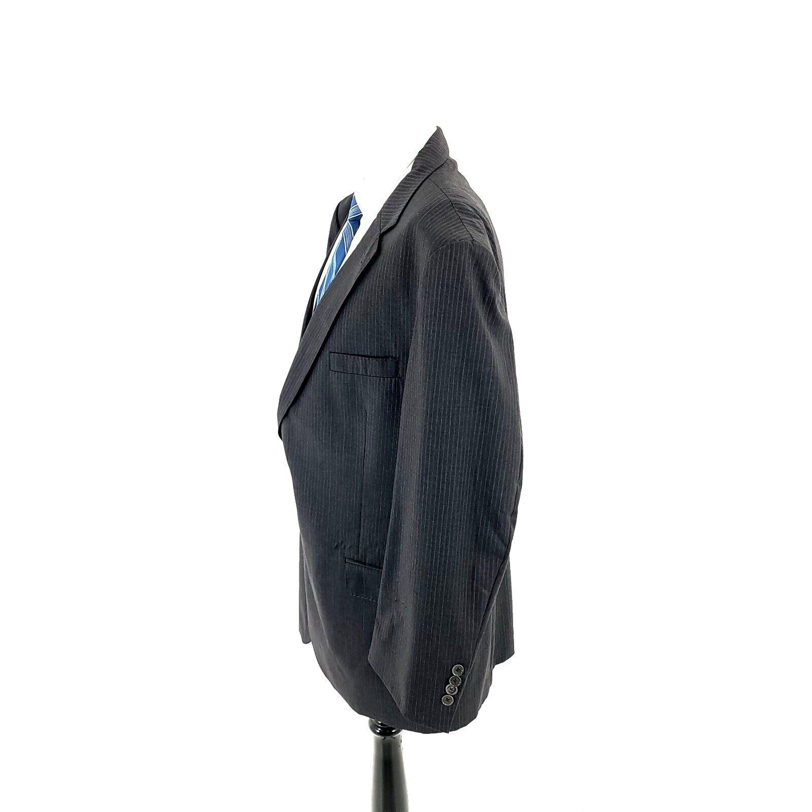 Jos. A. Bank Jos A Bank Signature Gold Wool 2 Button Suit Jacket 46R Gray Size 46R - 5 Thumbnail