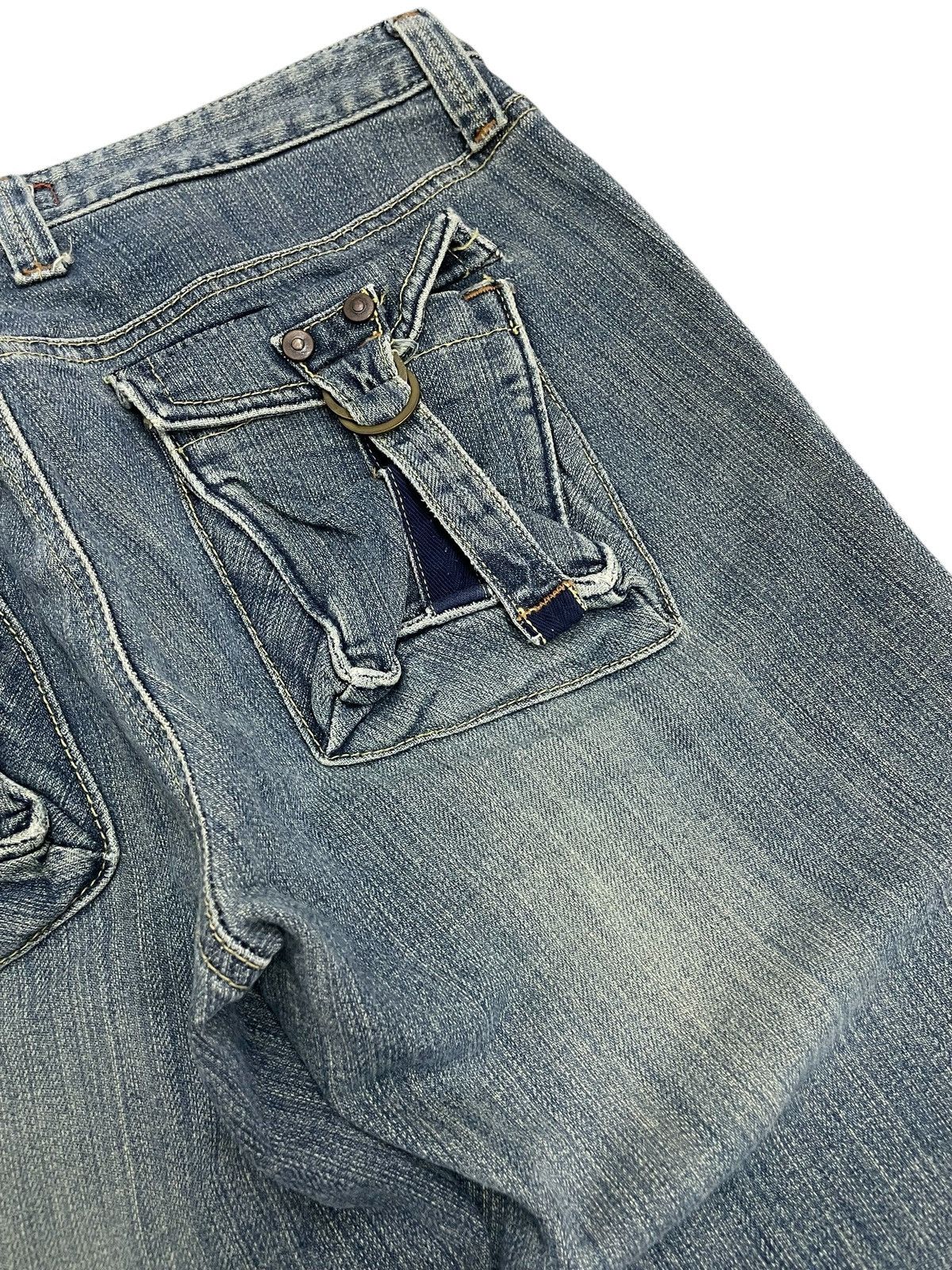 Japanese Brand × Tornado Mart et/ET BOÎTE Mud Wash Old Vintage Flare Nippon Denim Size US 28 / EU 44 - 14 Thumbnail