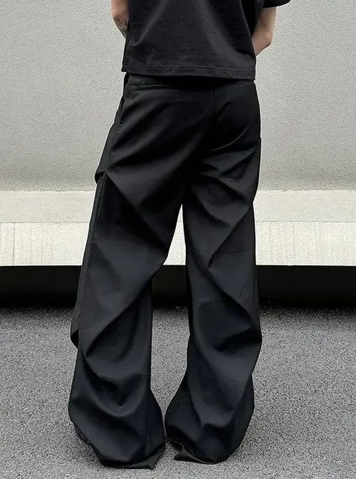 VIBE Outdoor retro cleanfit ruched pleated flared pants Size US 30 / EU 46 - 5 Thumbnail