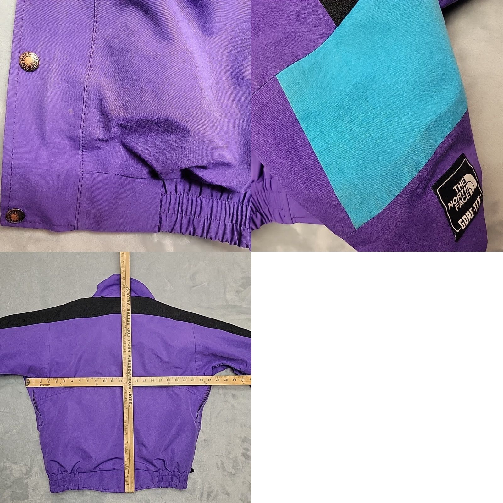 The North Face VINTAGE The North Face Jacket Mens S Purple Teal 90s Goretex Made in USA 1992 Size US S / EU 44-46 / 1 - 10 Thumbnail