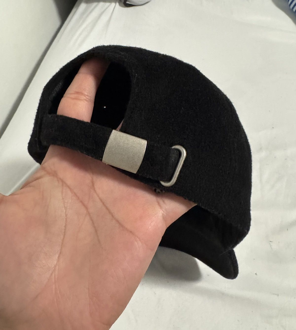 Stussy Stussy Black Wool Logo Cap Size ONE SIZE - 3 Thumbnail
