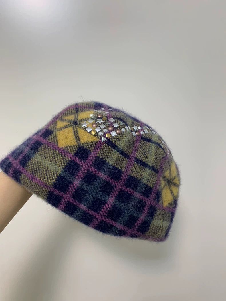 Vivienne Westwood Vivienne Westwood Riveted color matching berets Size ONE SIZE - 3 Thumbnail