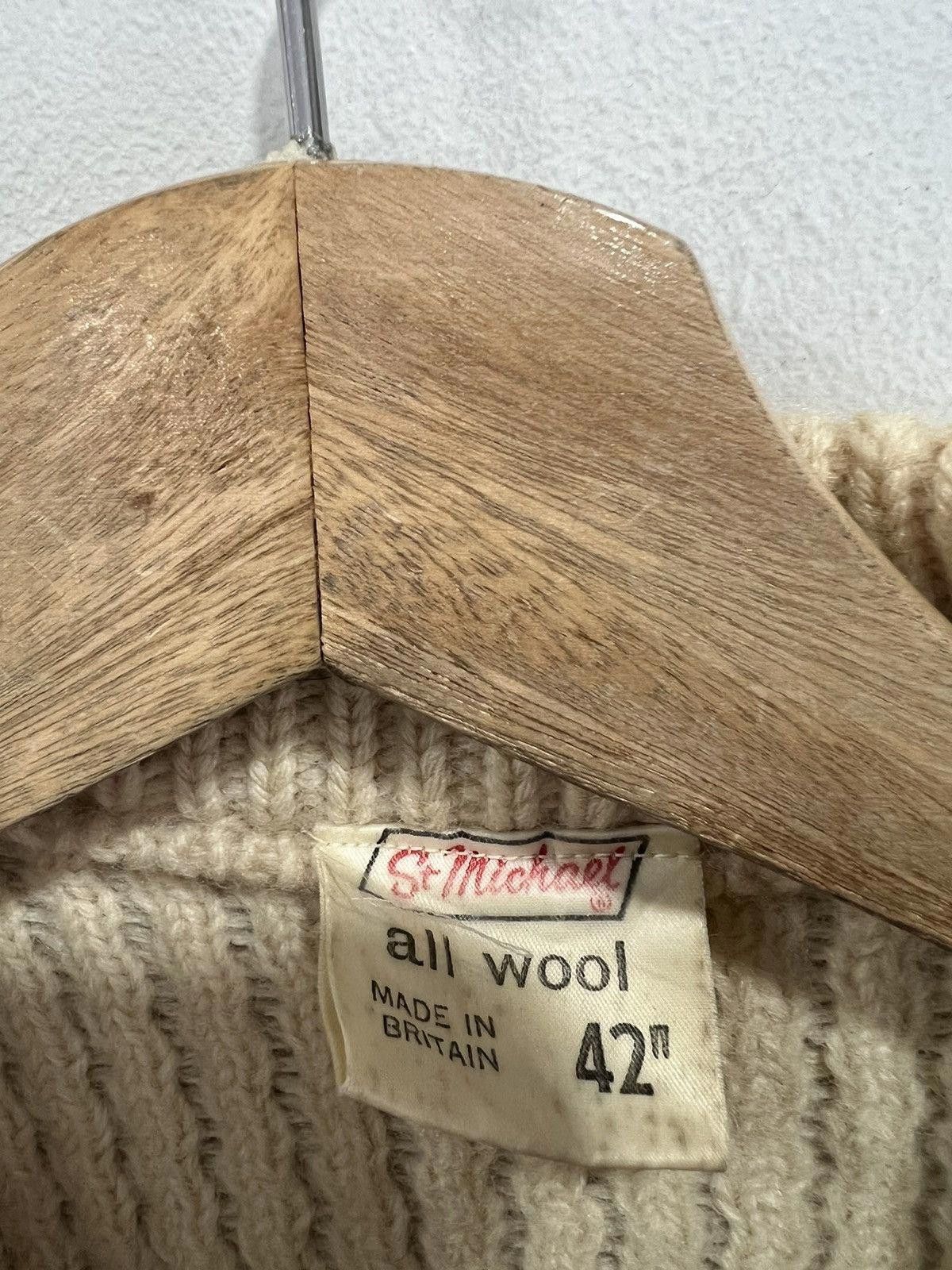 Vintage Vintage Womens Cable Knit Zip Up Sweater Size S / US 4 / IT 40 - 4 Thumbnail