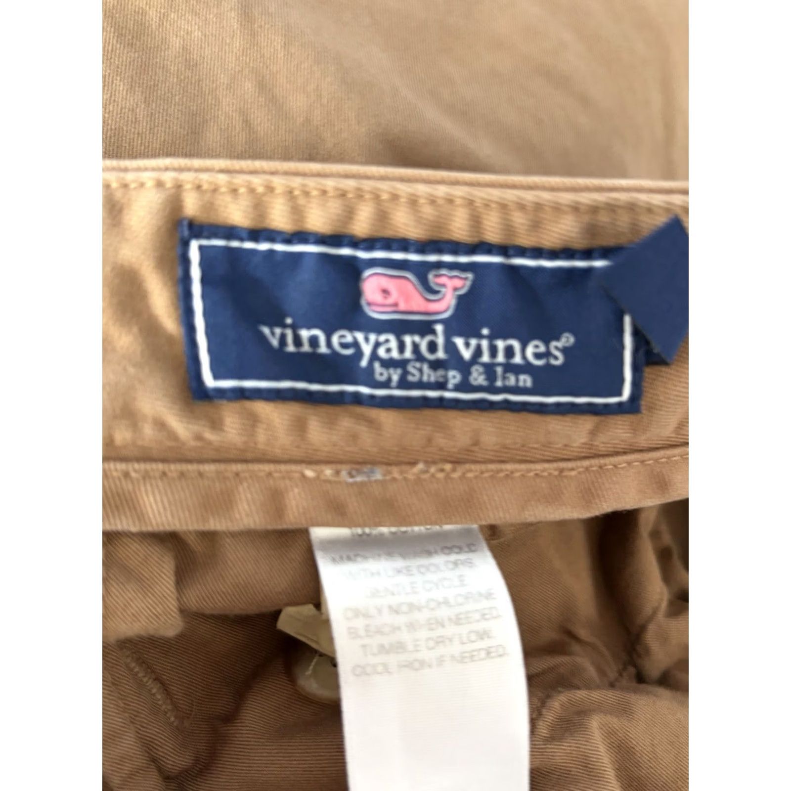 Vineyard Vines Vineyard Vines Pants Mens 38 Beige Breaker Slim Fit Dark Chino size 38x32 Size US 38 / EU 54 - 3 Thumbnail