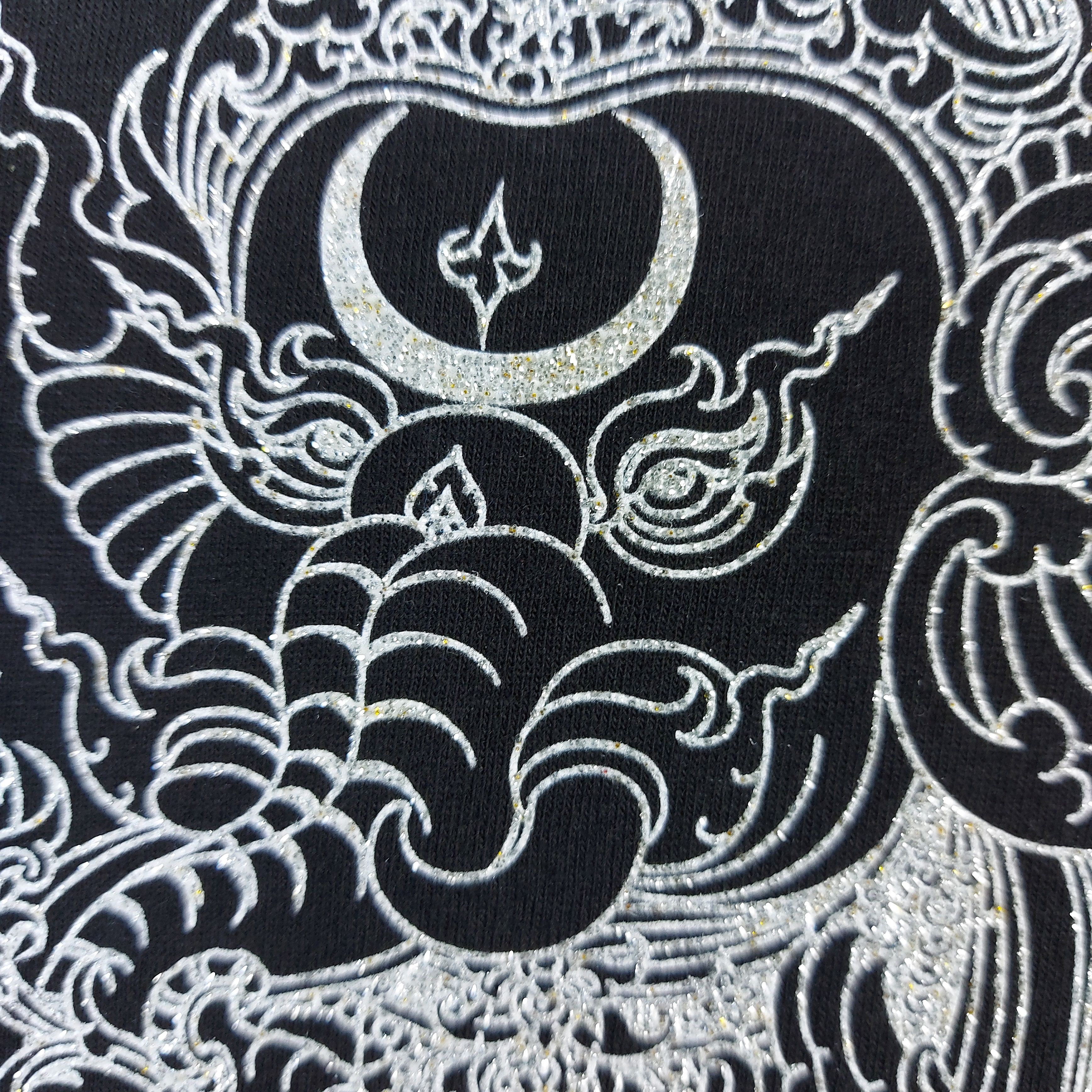 Other 2011 Wat Rong Khun Ganesha Glitter White Temple TEE Size US XL / EU 56 / 4 - 6 Thumbnail