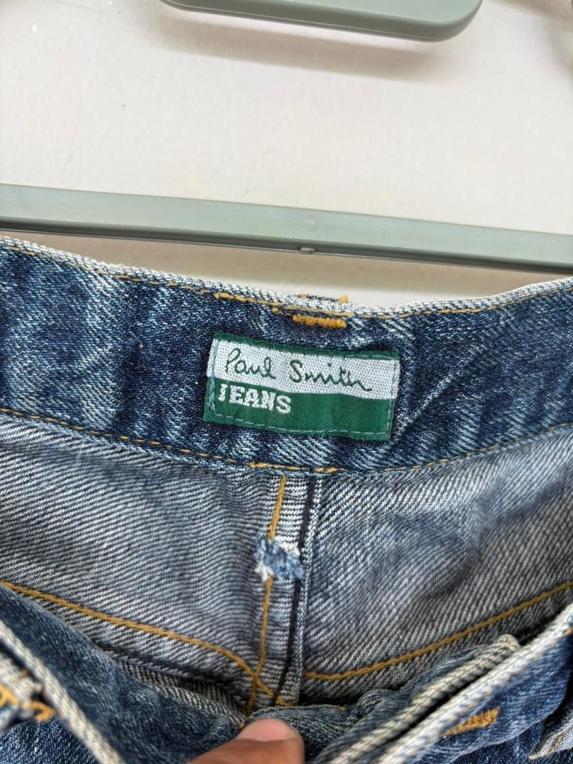 Paul Smith VTG Paul Smith Distressed Denim Pant Design Selvedge Rare Size US 30 / EU 46 - 12 Thumbnail