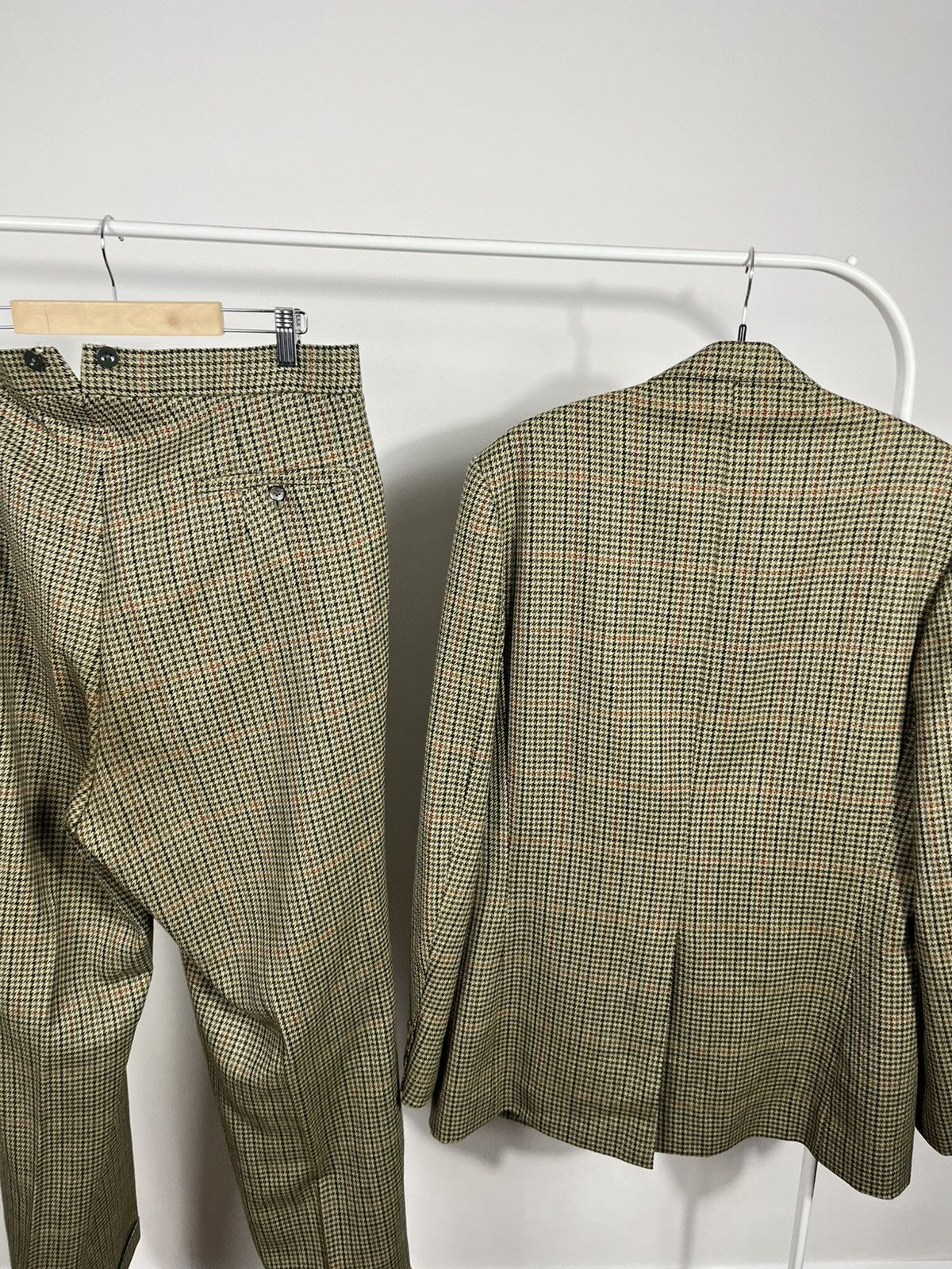Savile Row Vintage 1989 Savile Row Wool Blazer Pants Set Size 42R - 13 Thumbnail