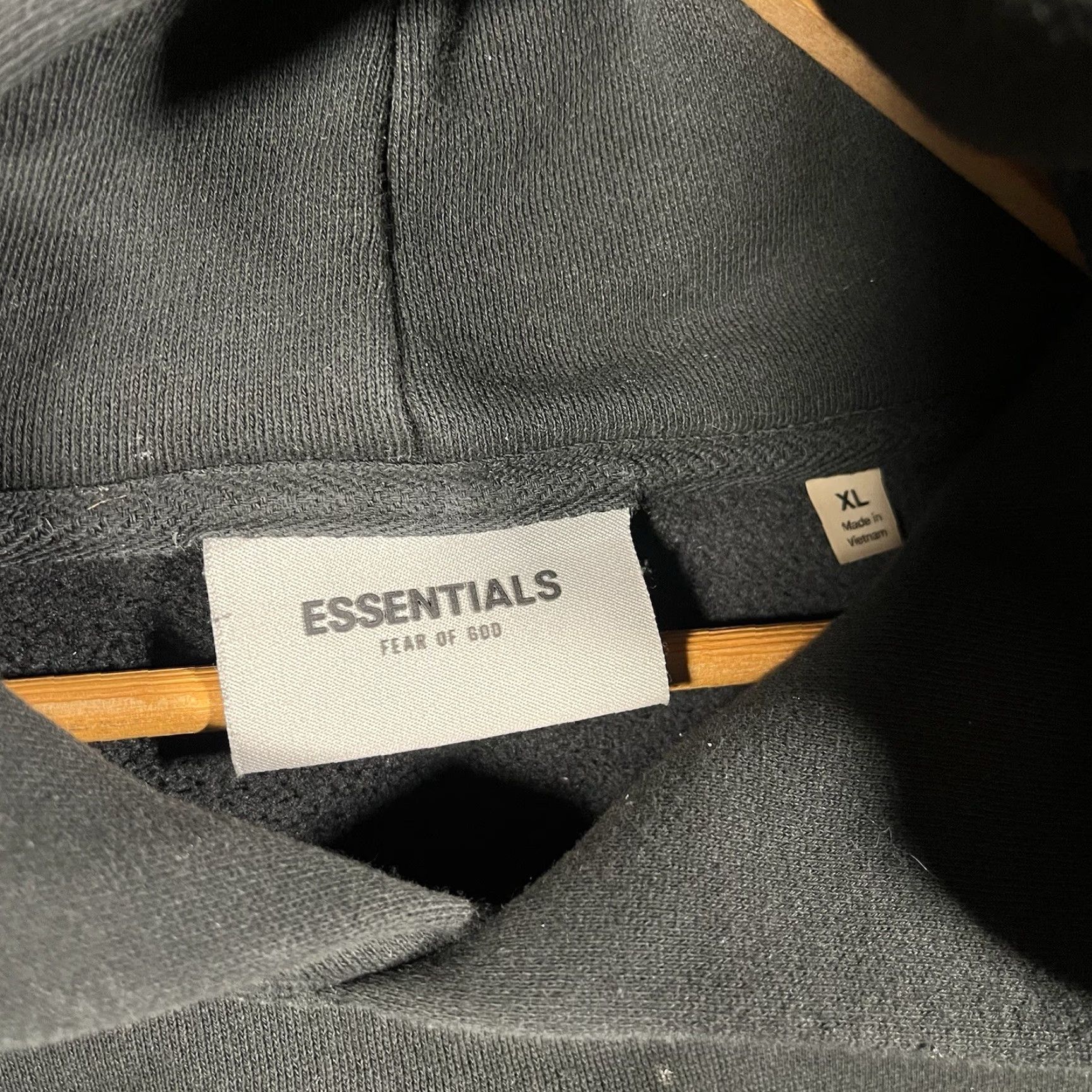 Fear of God Fear Of God Essentials Hoodie Sweatshirt Black Mens XL FOG Size US XL / EU 56 / 4 - 6 Thumbnail
