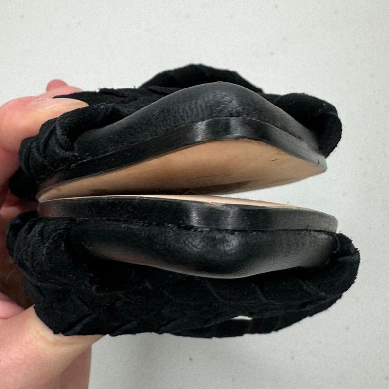 Rag & Bone NEW RAG & BONE Lewis Black Braided Suede Pointed Sandal Size US 7 / IT 37 - 7 Thumbnail