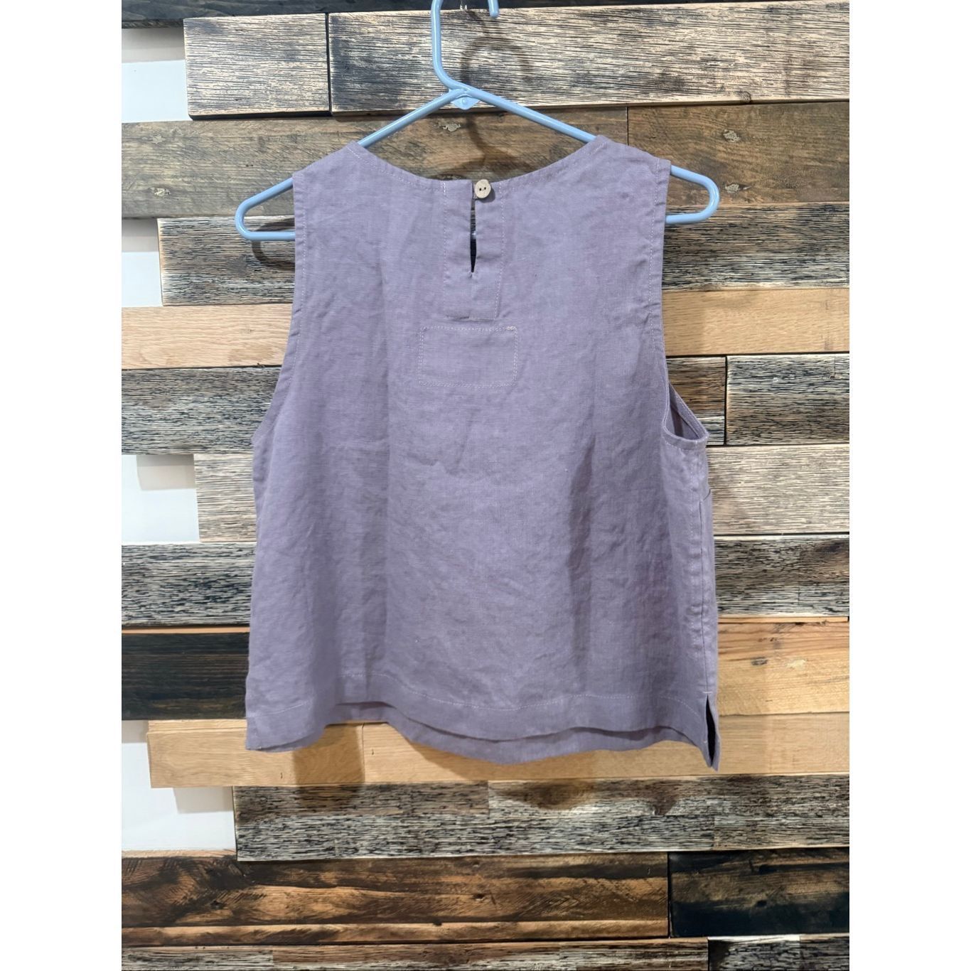 Other NotPerfectLinen new linen sleeveless Bay top caffe mocha siz Size M / US 6-8 / IT 42-44 - 2 Thumbnail