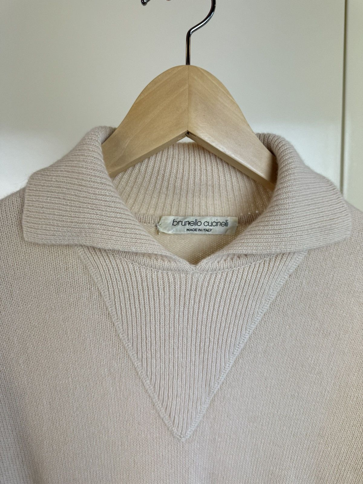Brunello Cucinelli Brunello Cucinelli vintage wool angora Y2K sweater polo XL Size XL / US 12-14 / IT 48-50 - 18 Thumbnail