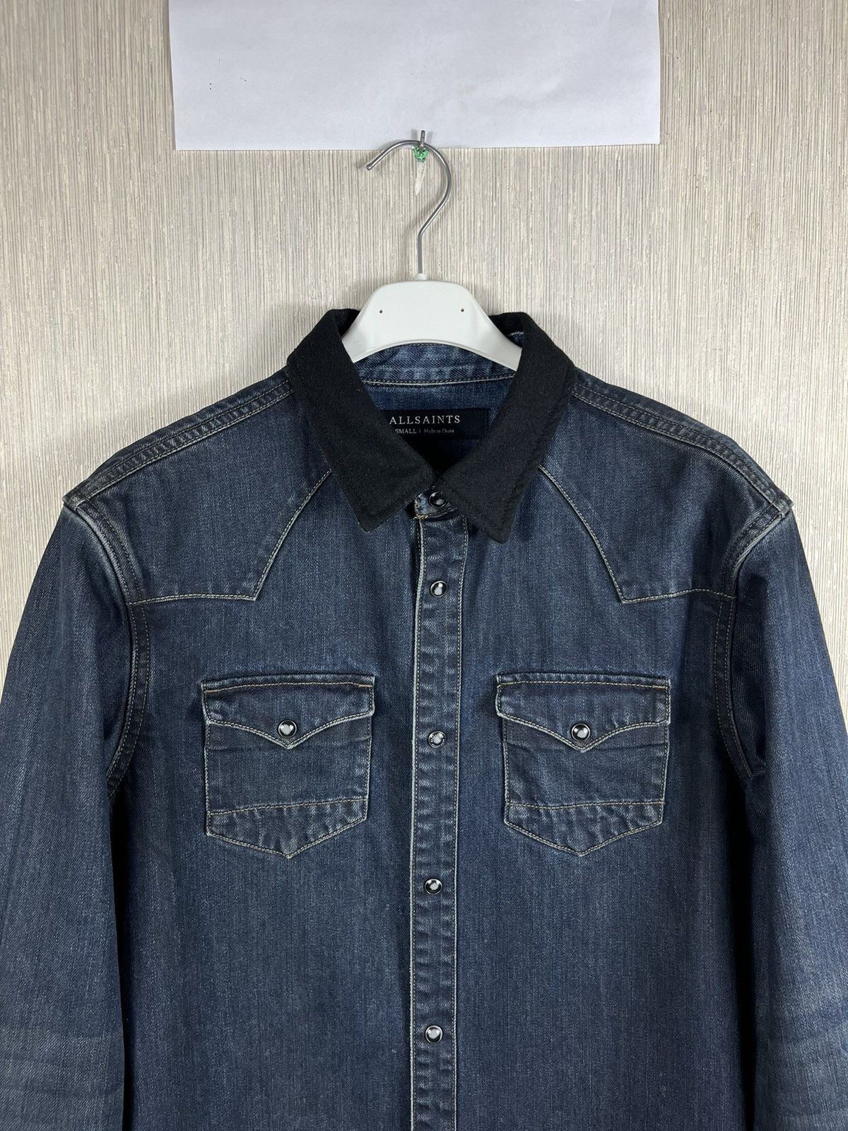 Allsaints Allsaints denim canton ls shirt distressed washed jacket Size US S / EU 44-46 / 1 - 3 Thumbnail