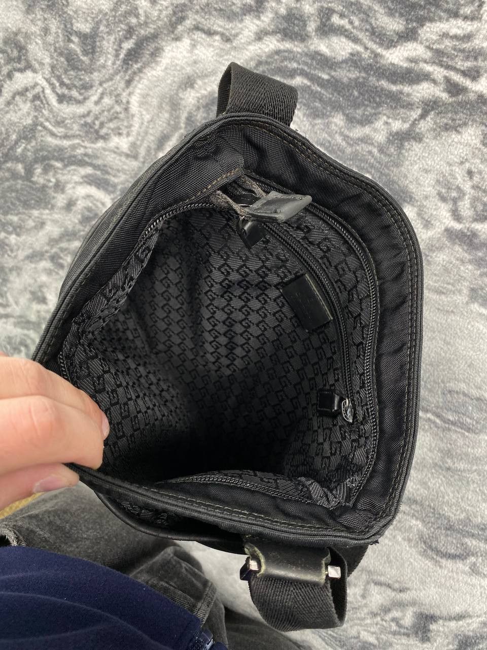 Gucci Gucci Nylon Messenger Bag Men Black Size ONE SIZE - 15 Thumbnail