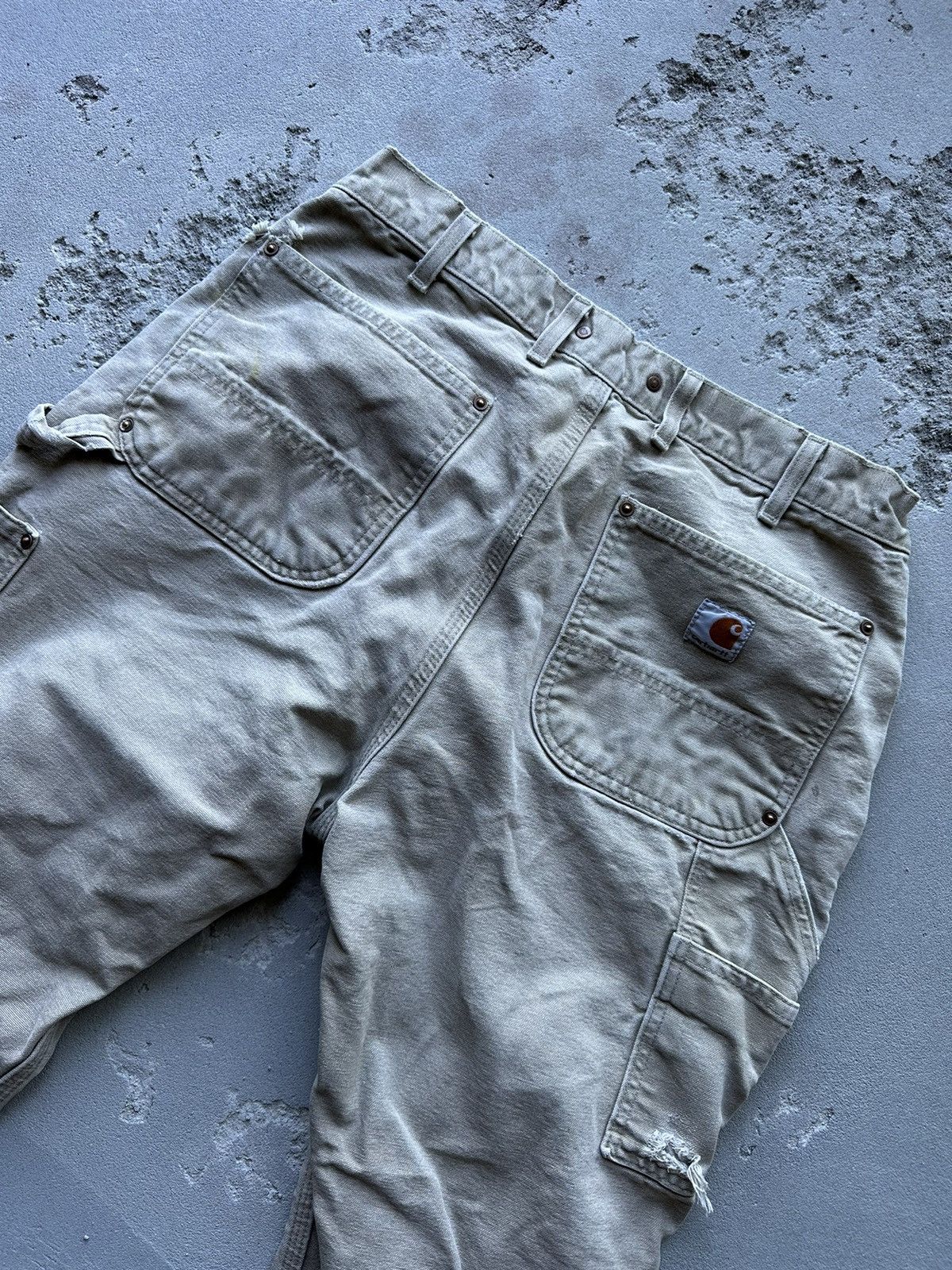 Carhartt × Vintage Vintage 90s Distressed Carhartt Double Knee Pants Size US 34 / EU 50 - 6 Thumbnail
