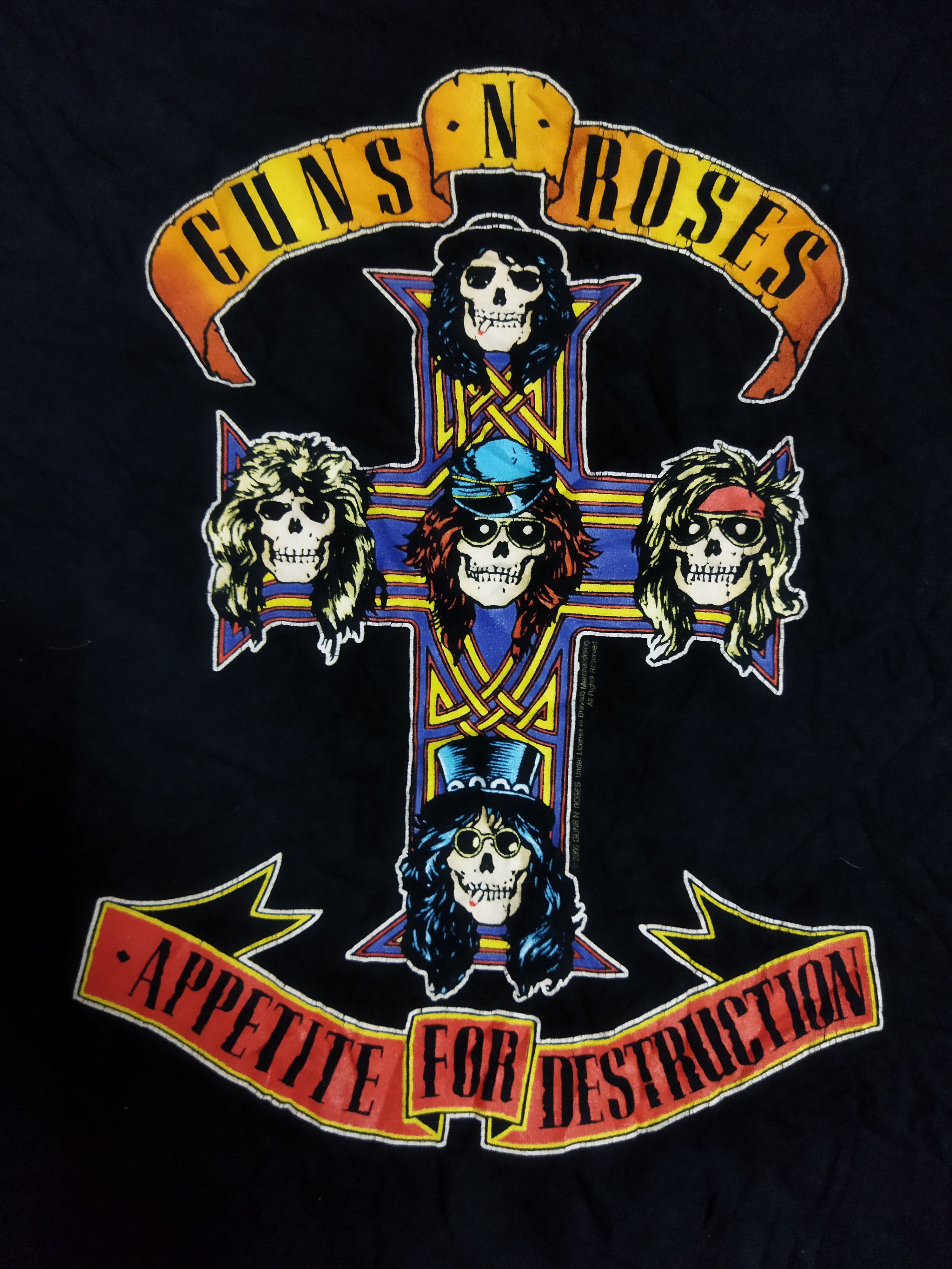 Band Tees Vintage 2005 Guns N Roses Appetite For Destruction Tee Size US L / EU 52-54 / 3 - 3 Thumbnail