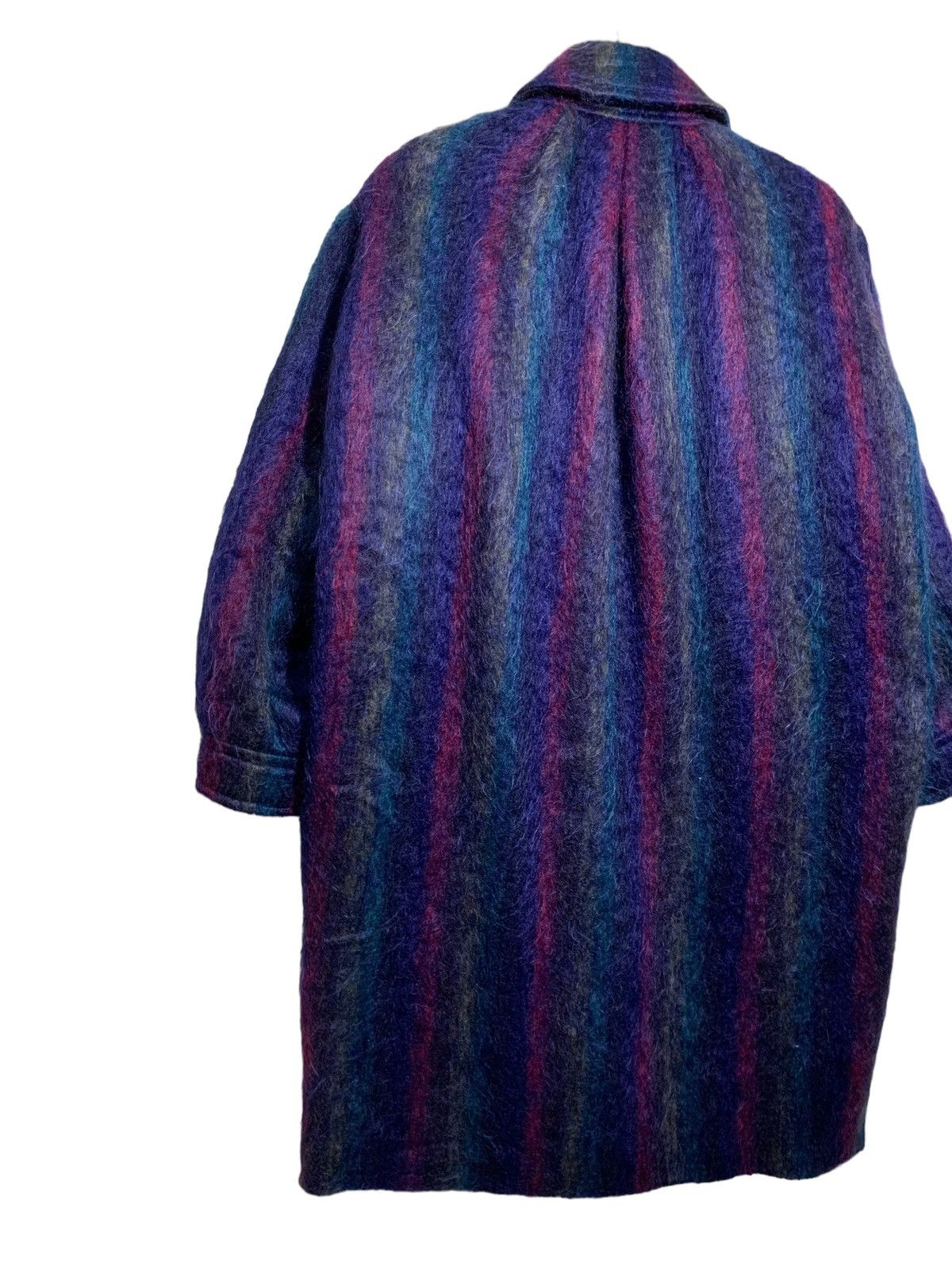 Yves Saint Laurent 🔥VTG YSL MOHAIR WOOL RAINBOW STRIPES JACKET Size M / US 6-8 / IT 42-44 - 8 Thumbnail