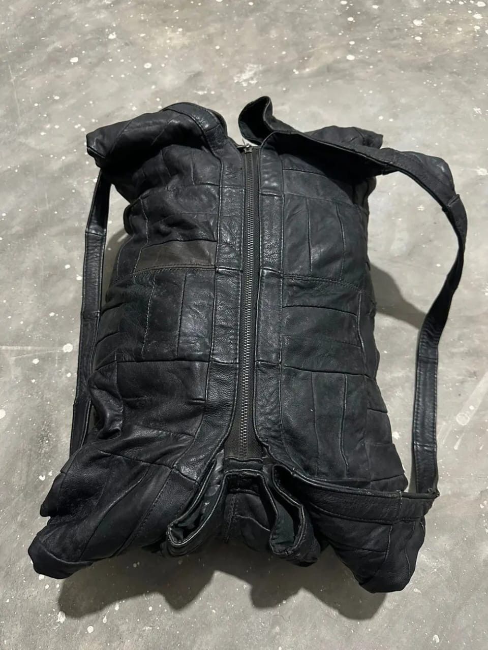 Leather Unknown Leather 2 Way Bag Nice Design Patches Size ONE SIZE - 11 Thumbnail