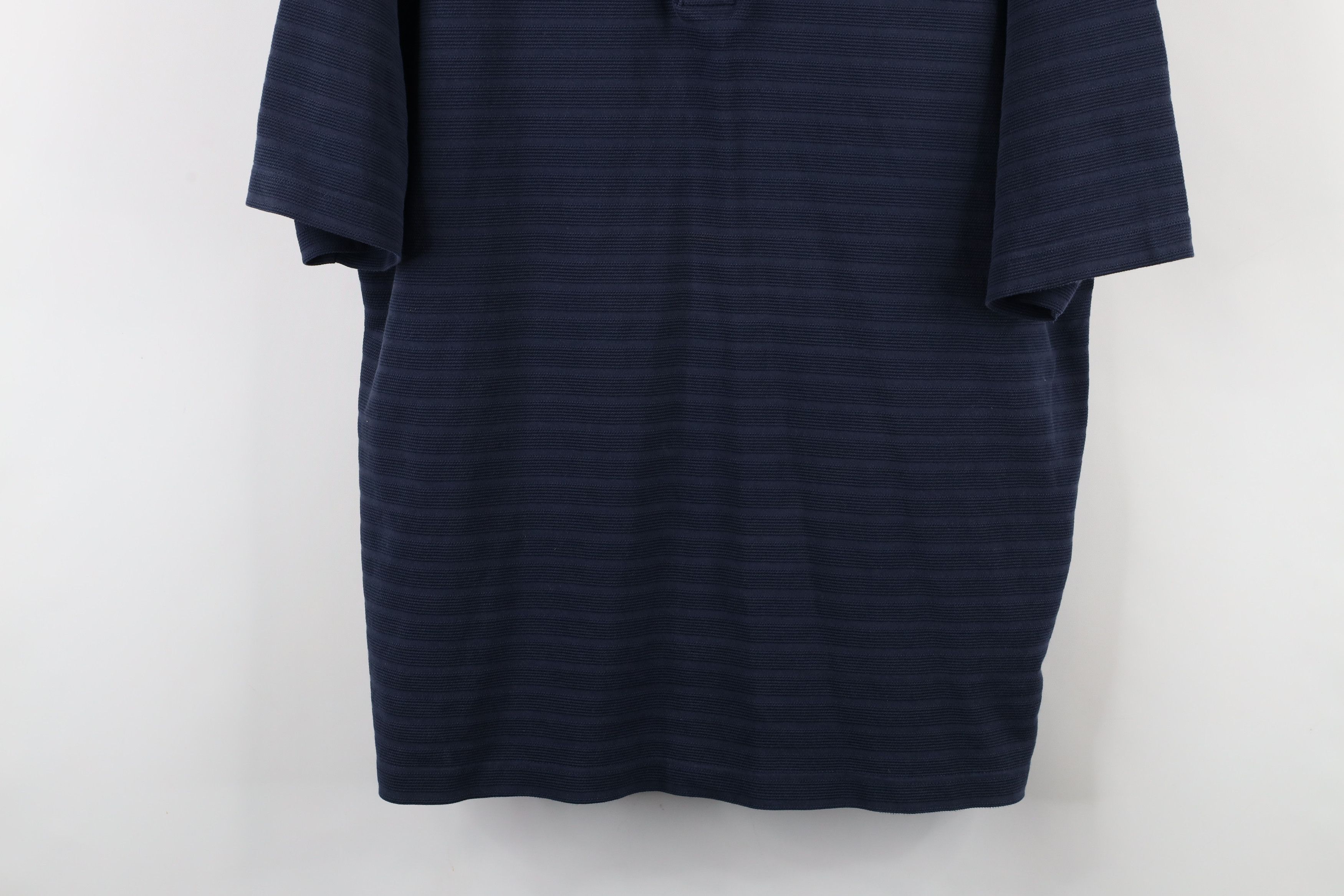 PING × Vintage Vintage 90s Ping Golf Striped Collared Polo Shirt Navy Blue Size US L / EU 52-54 / 3 - 3 Thumbnail