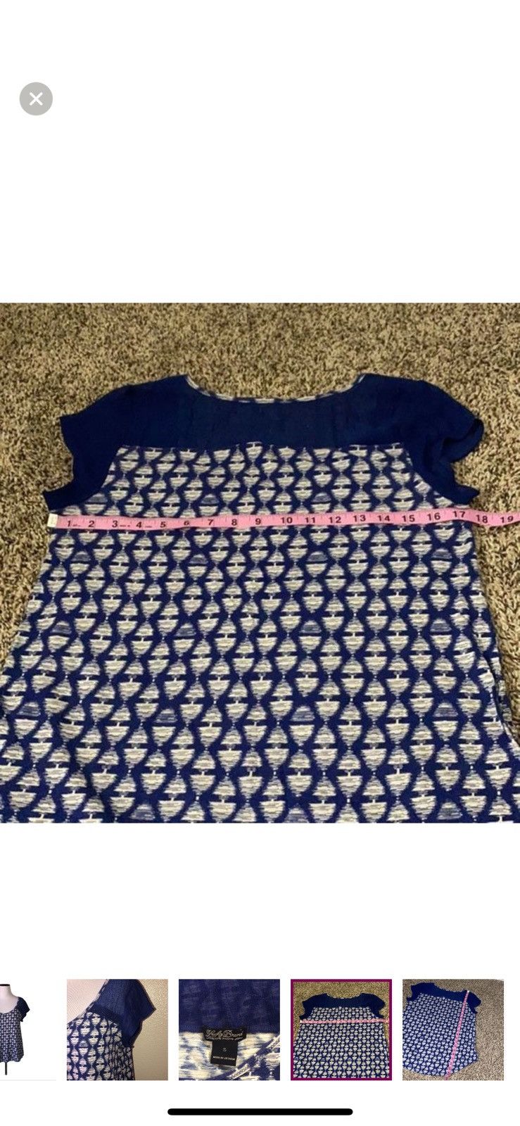 Lucky Brand Lucky brand small ikat top Size S / US 4 / IT 40 - 2 Thumbnail