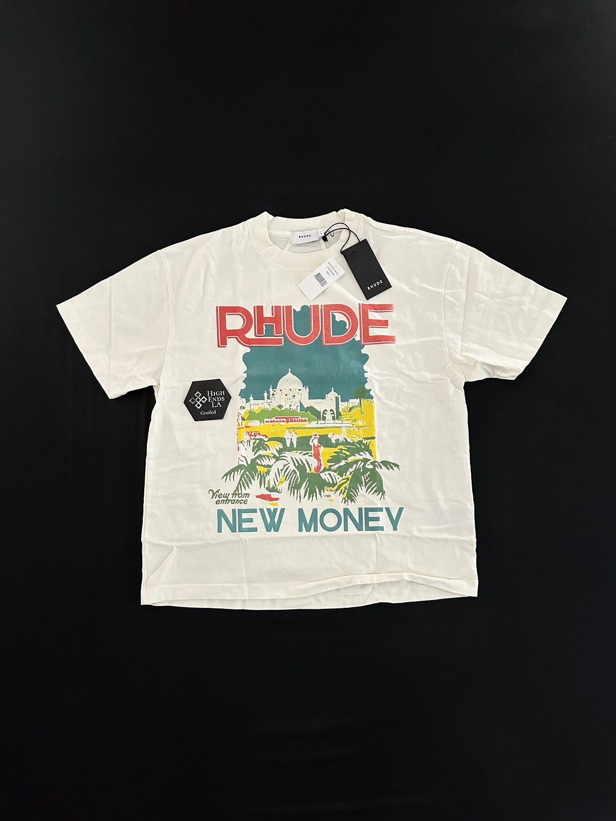 Rhude Rhude New Money Tee Size US S / EU 44-46 / 1 - 1 Thumbnail