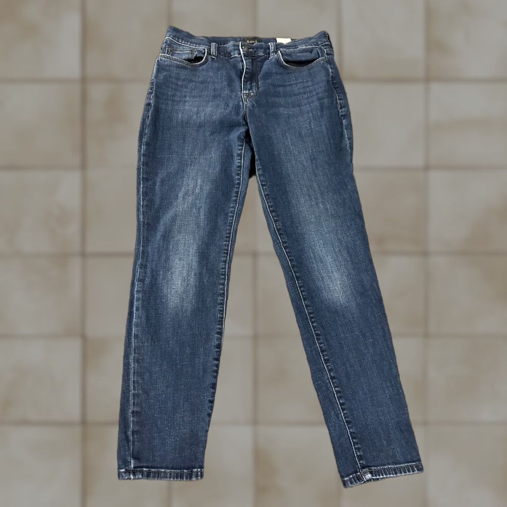 Hudson Hudson Jeans Womens 29 Blue Natalie Midrise Skinny Ankle Stretch Denim Zip 5-Pocket Dark Blue 26in Inseam Regular Fit Size 29" - 1 Thumbnail