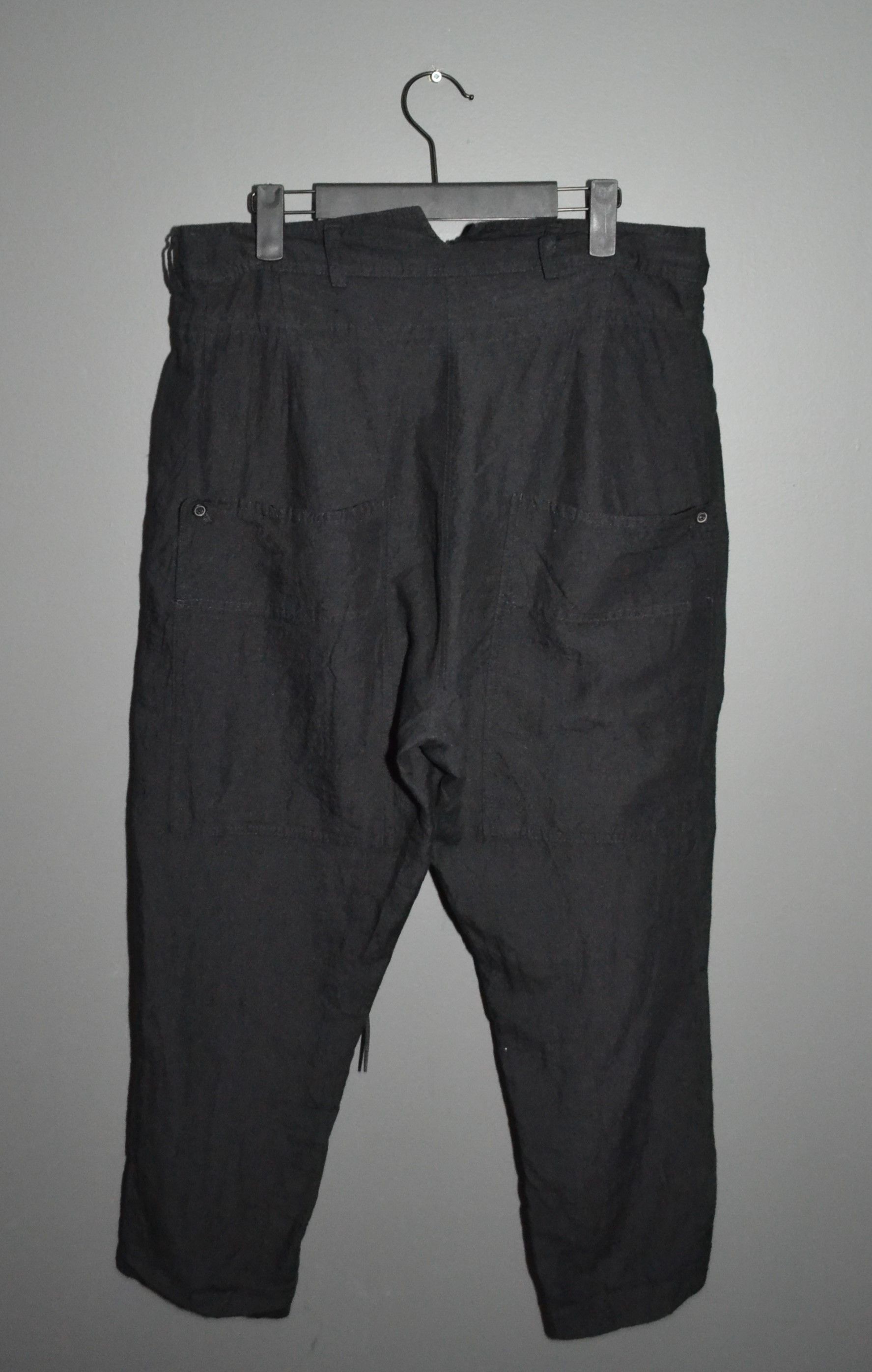 Rundholz Rundholz Low Drop Crotch Tapered Multipocket Linen Pants S Size 30" / US 8 / IT 44 - 7 Thumbnail