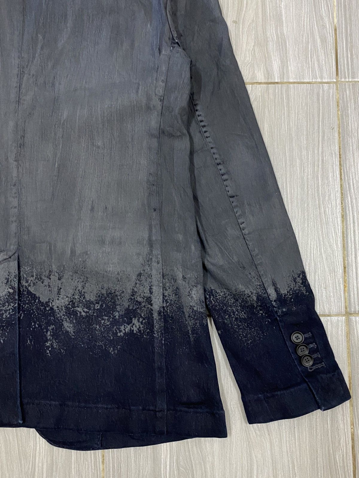 Diesel Diesel Cupro Gradient – Avant Garde Dip Dye Tailored Jacket Size US S / EU 44-46 / 1 - 12 Thumbnail