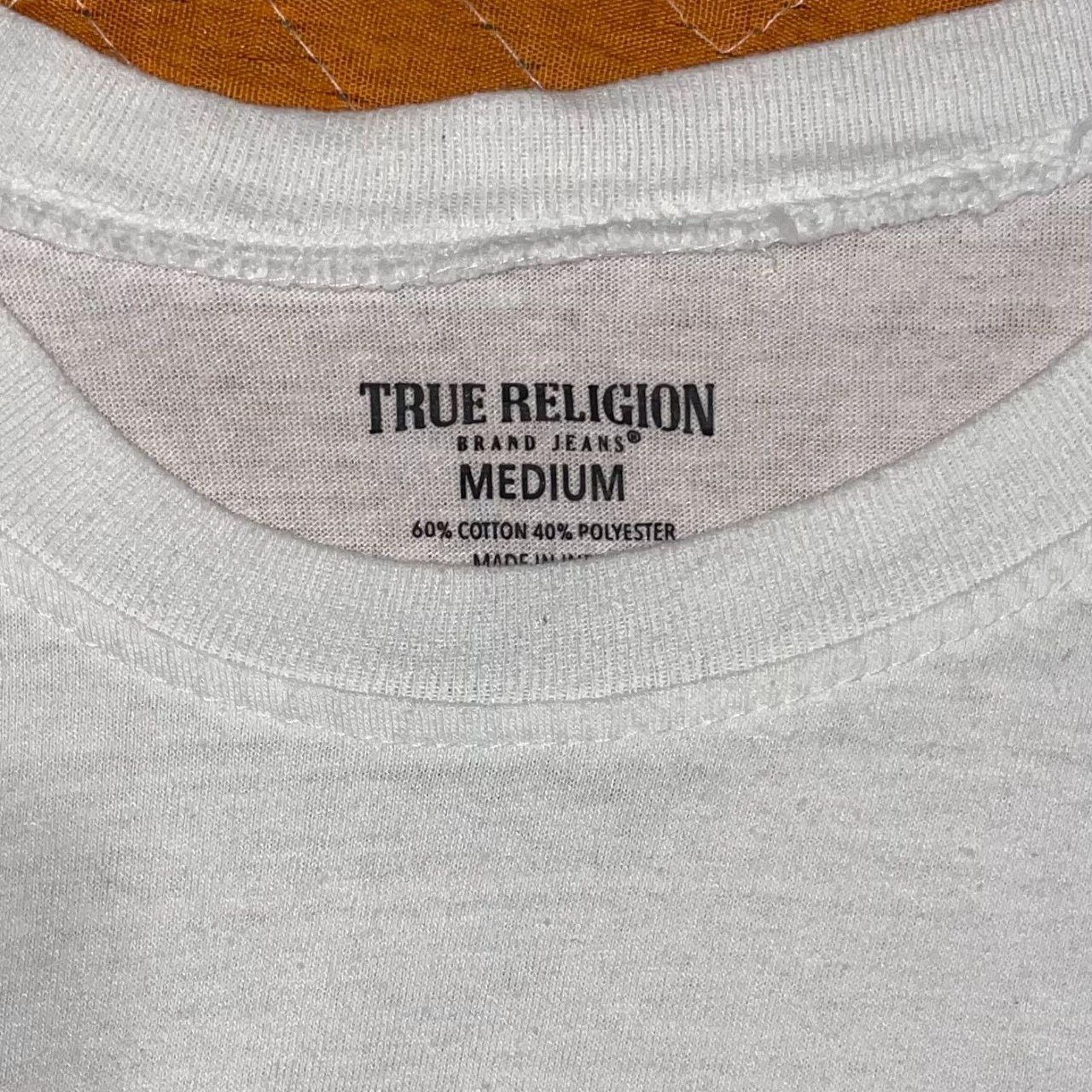 True Religion True Religion White T-Shirt Size US M / EU 48-50 / 2 - 5 Thumbnail