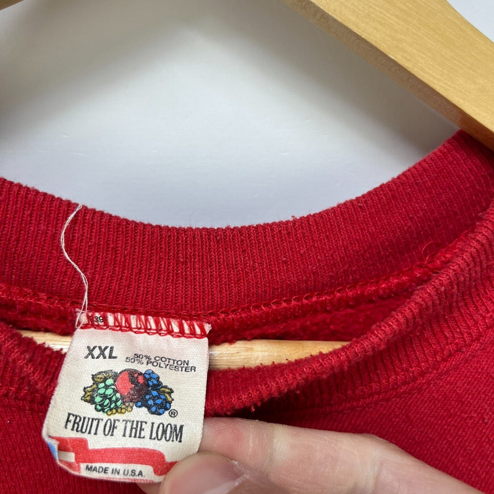 Fruit Of The Loom × Vintage Vintage 80s Ohio State University Buckeyes Raglan 2XL USA Size US XXL / EU 58 / 5 - 4 Thumbnail