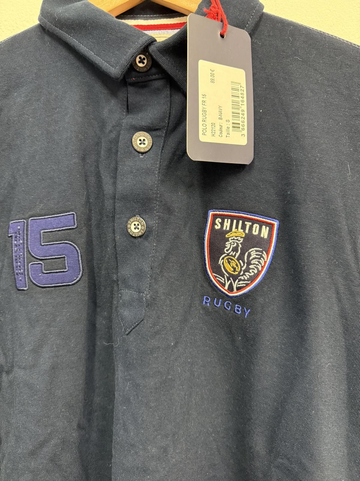 Shipton & Heneage Shilton Rugby Men's Long Sleeve Polo Shirt Size US M / EU 48-50 / 2 - 3 Thumbnail