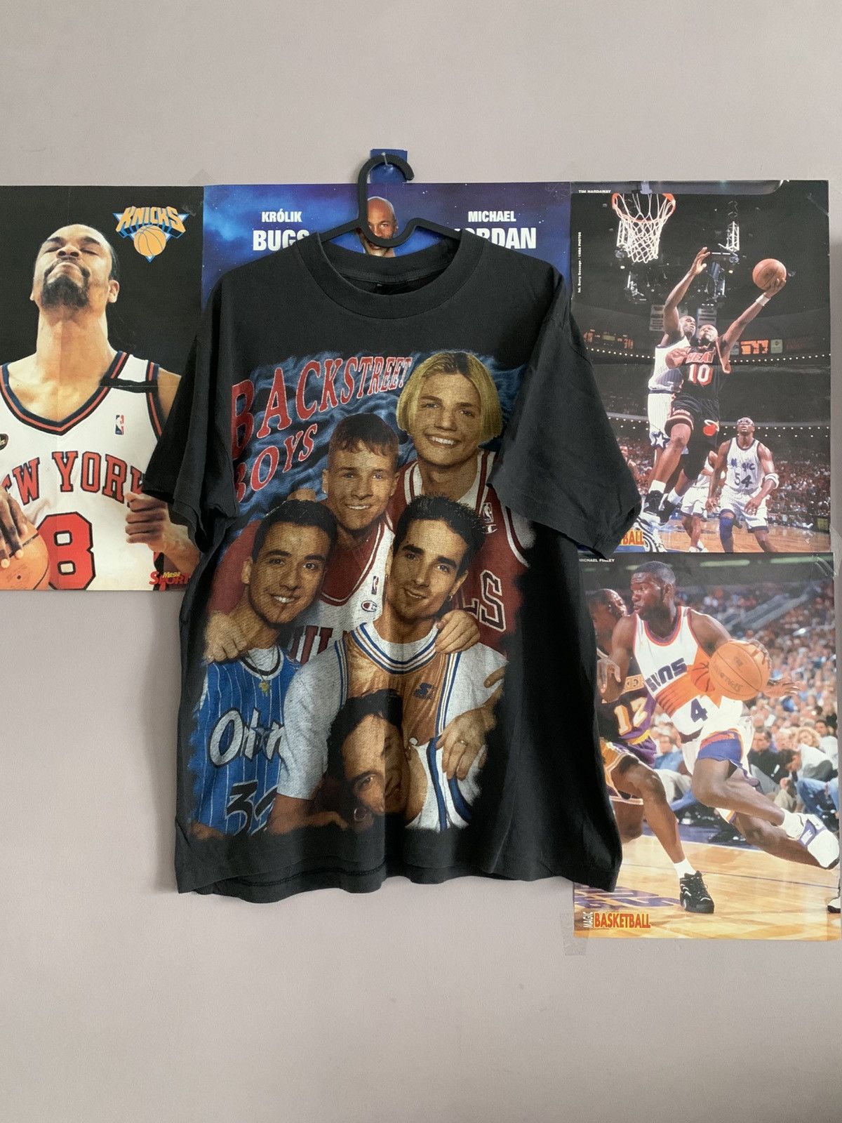Band Tees 90s Vintage Backstreet Boys Front&Back Print Bootleg Tee Size US M / EU 48-50 / 2 - 1 Thumbnail