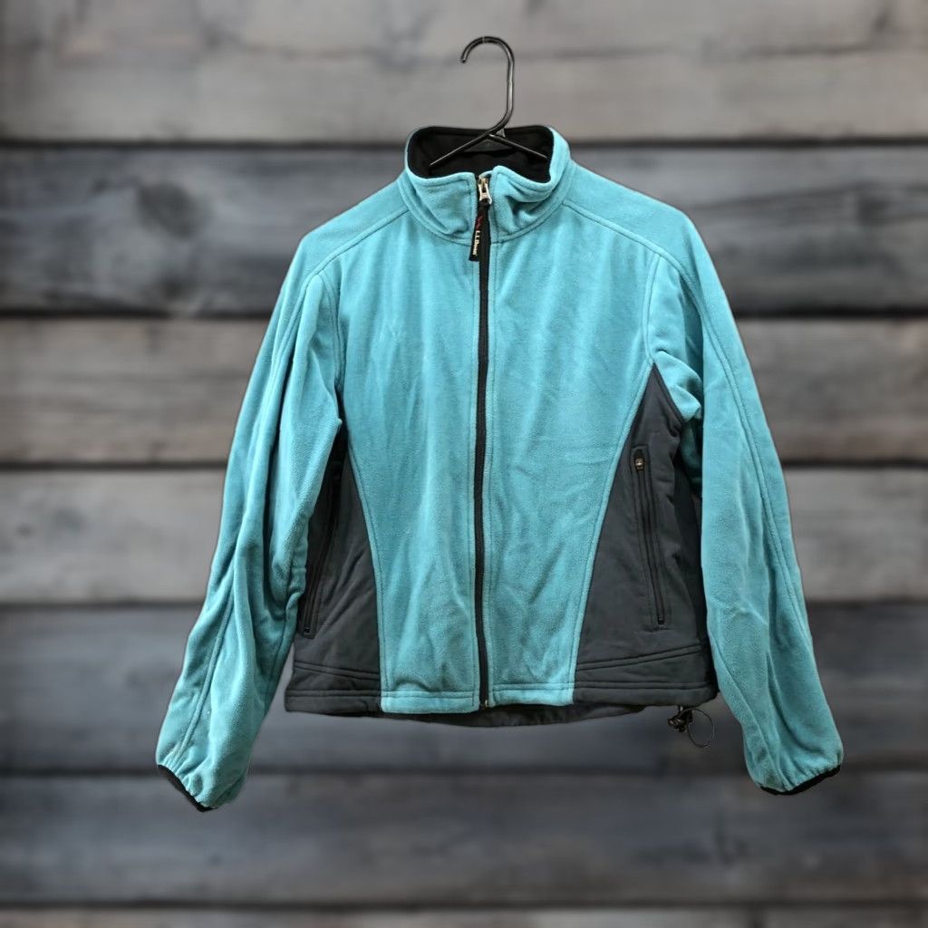 Vintage L.L. Bean Fleece Jacket Womens M Blue Zip Pockets Outdoors Hiking Casual Fall Winter Basic Jacket Mens Womens Girls Boys Size M / US 6-8 / IT 42-44 - 1 Thumbnail