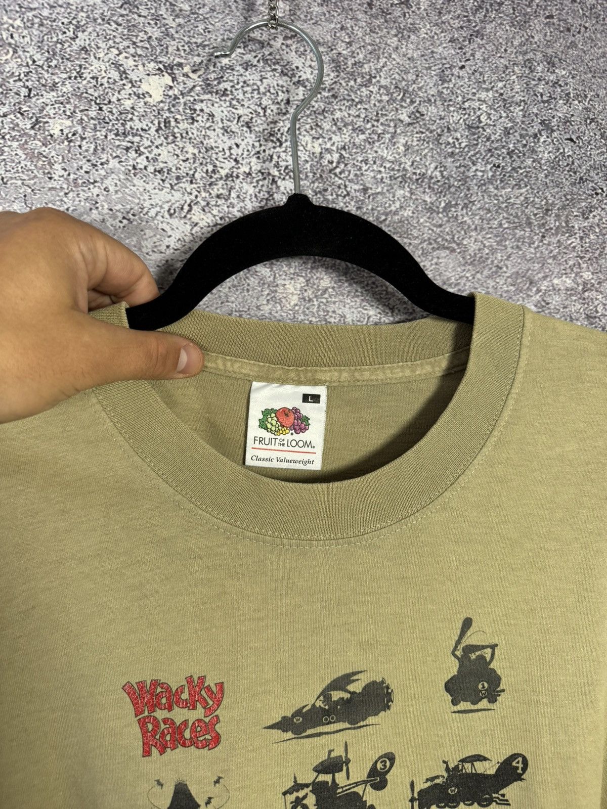 Cartoon Network × Fruit Of The Loom Wacky Races Hanna Barbera Vintage 2002 T-Shirt Large Size US L / EU 52-54 / 3 - 8 Thumbnail