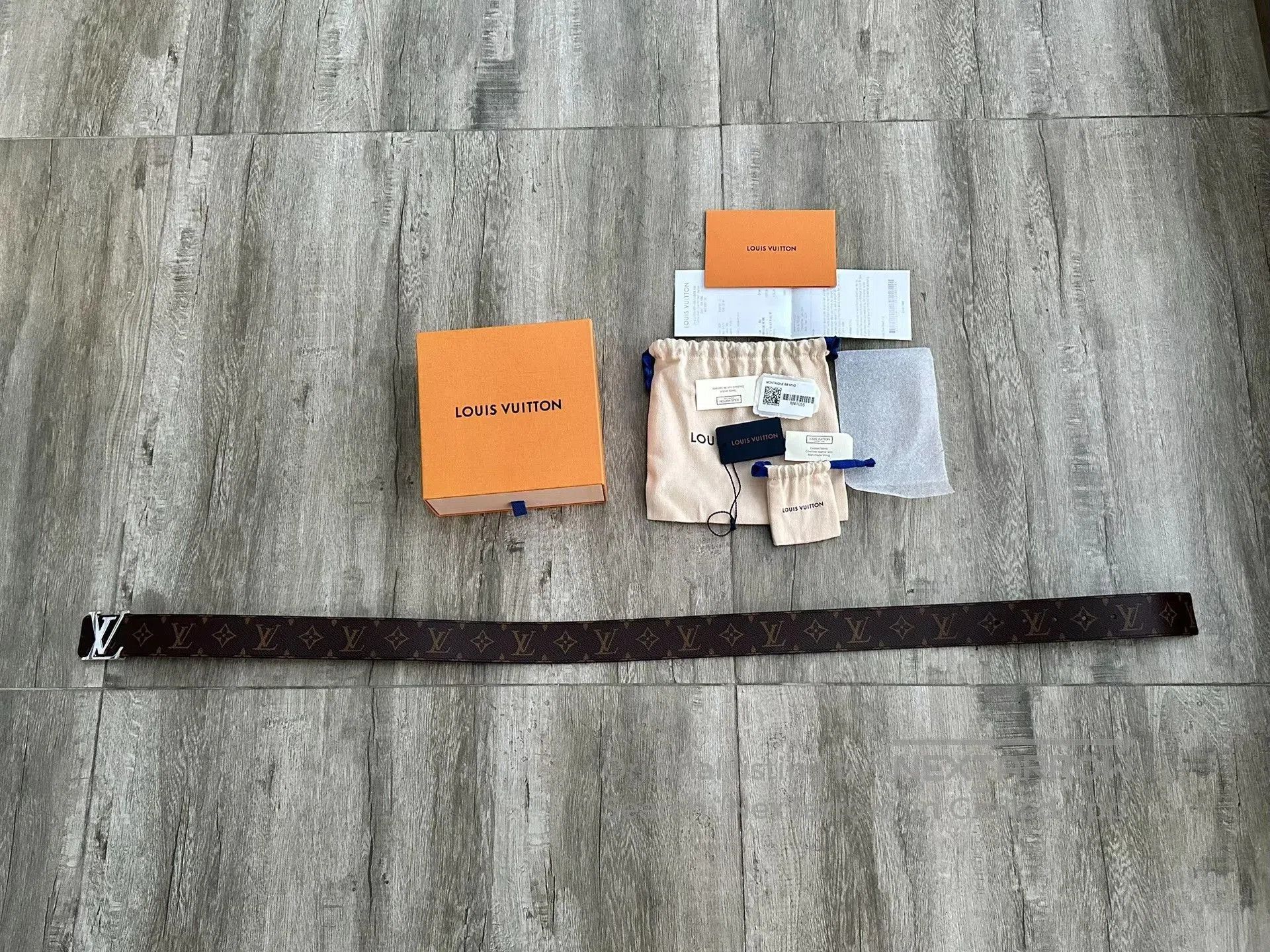 Louis Vuitton louis vuitton logo leather belt for men. Size ONE SIZE - 8 Thumbnail