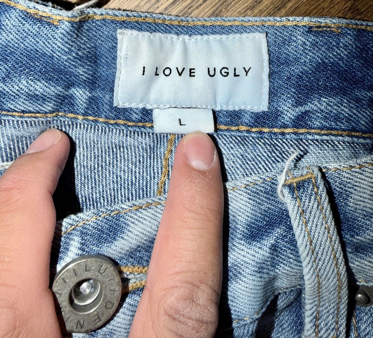 I Love Ugly I Love Ugly- Denim Double Knee Carpenter Pants. Size US 34 / EU 50 - 2 Thumbnail