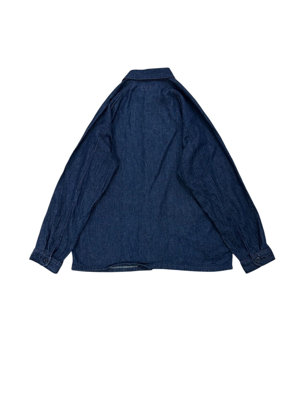 Beauty Beast × Uniqlo Rare Uniqlo Aesthetic Utility Denim Jacket Size US L / EU 52-54 / 3 - 2 Thumbnail